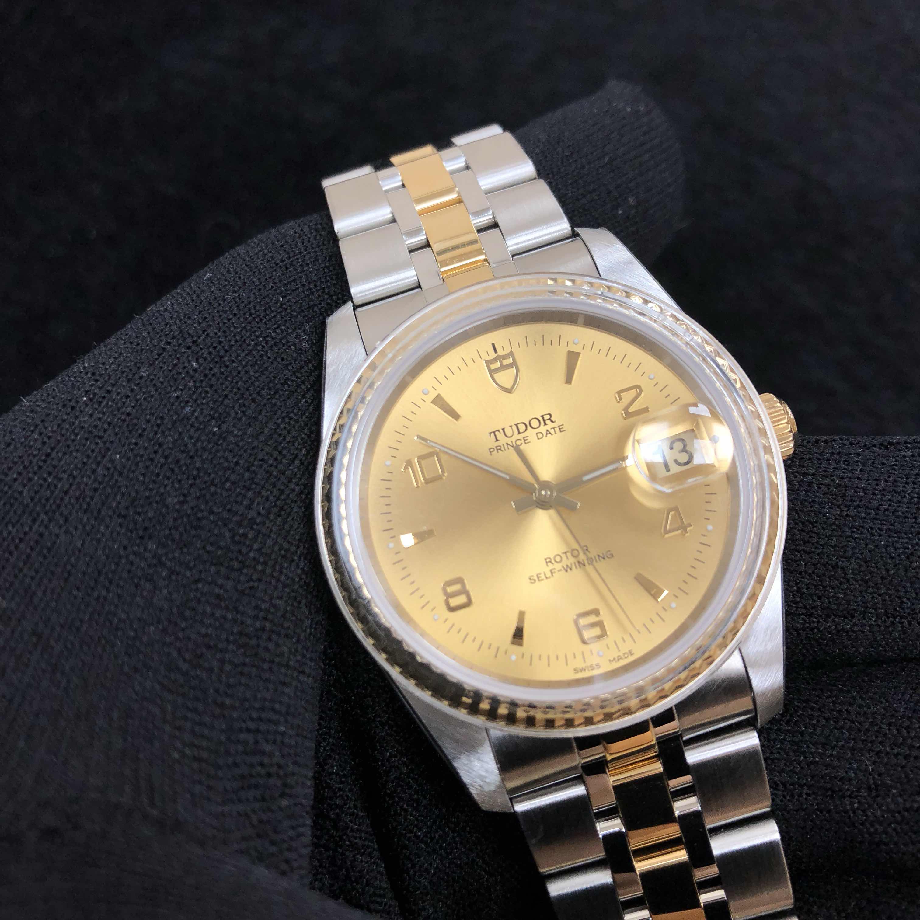 全新tudor 帝舵 帝舵王子系列 18k黄金钢 金色 自动机芯 74033-62473