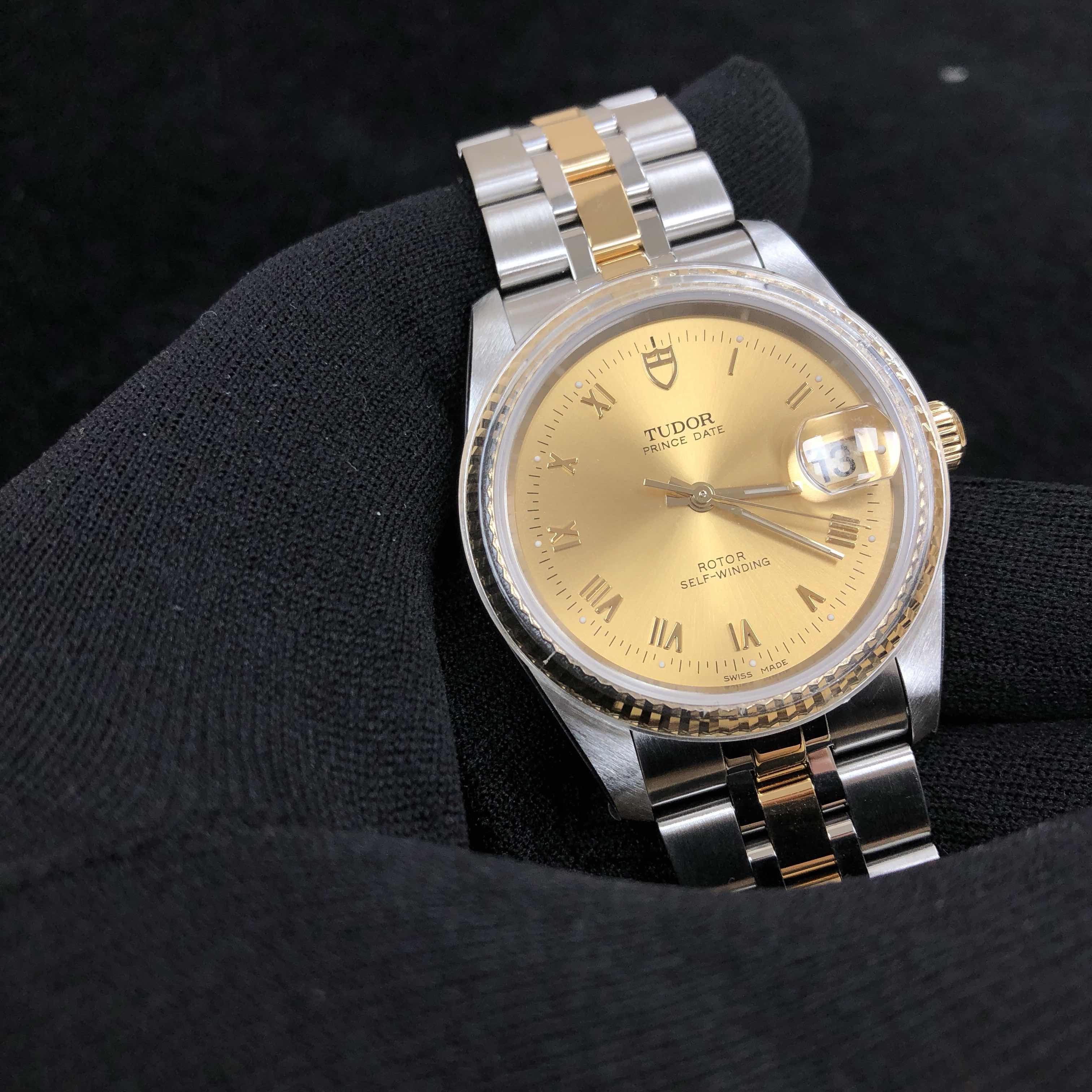 全新tudor 帝舵 帝舵王子系列 18k黄金钢 金色 自动机芯 74033-62473