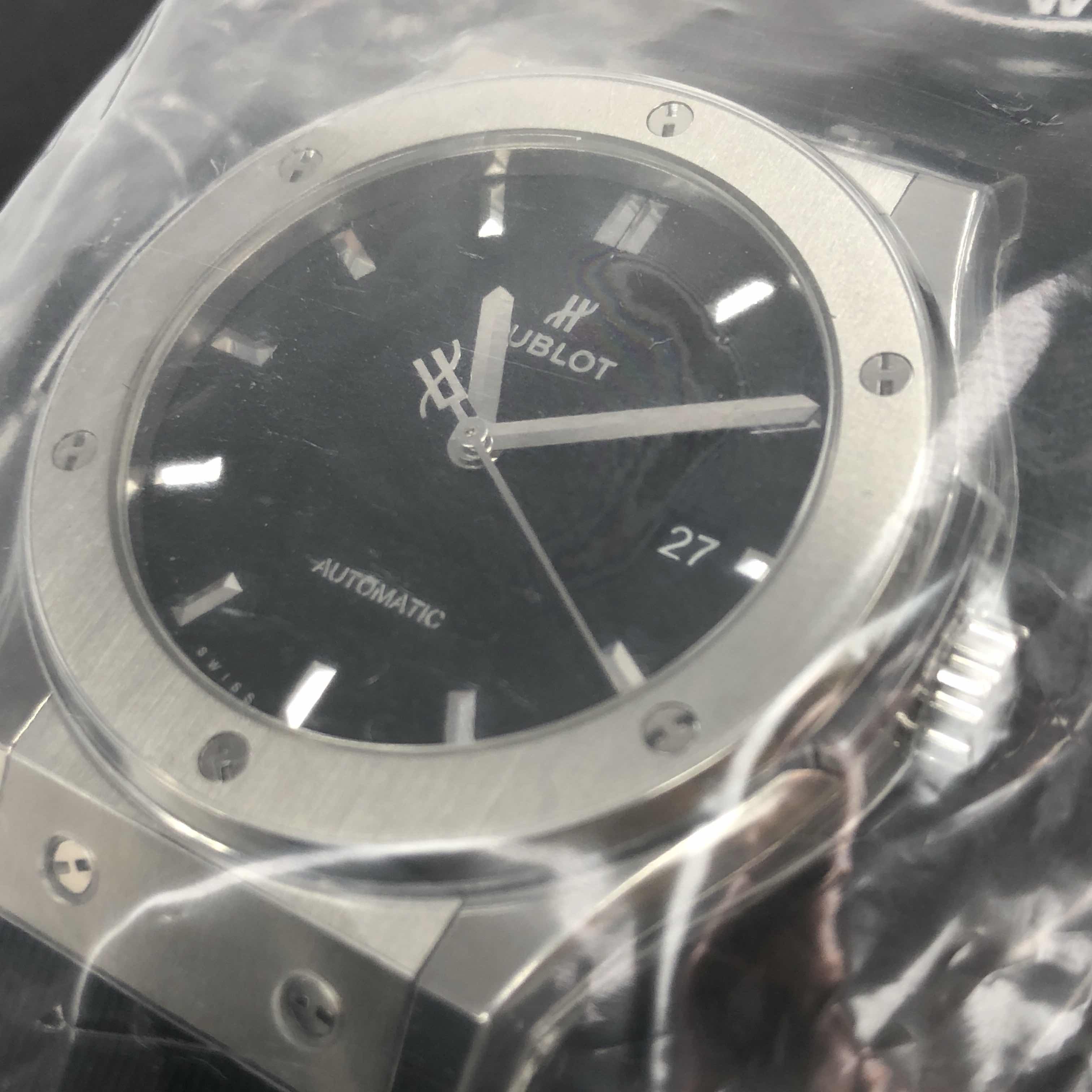 全新hublot 宇舶 classic fusion 钛合金 透明髅空 自动机芯 542.nx.