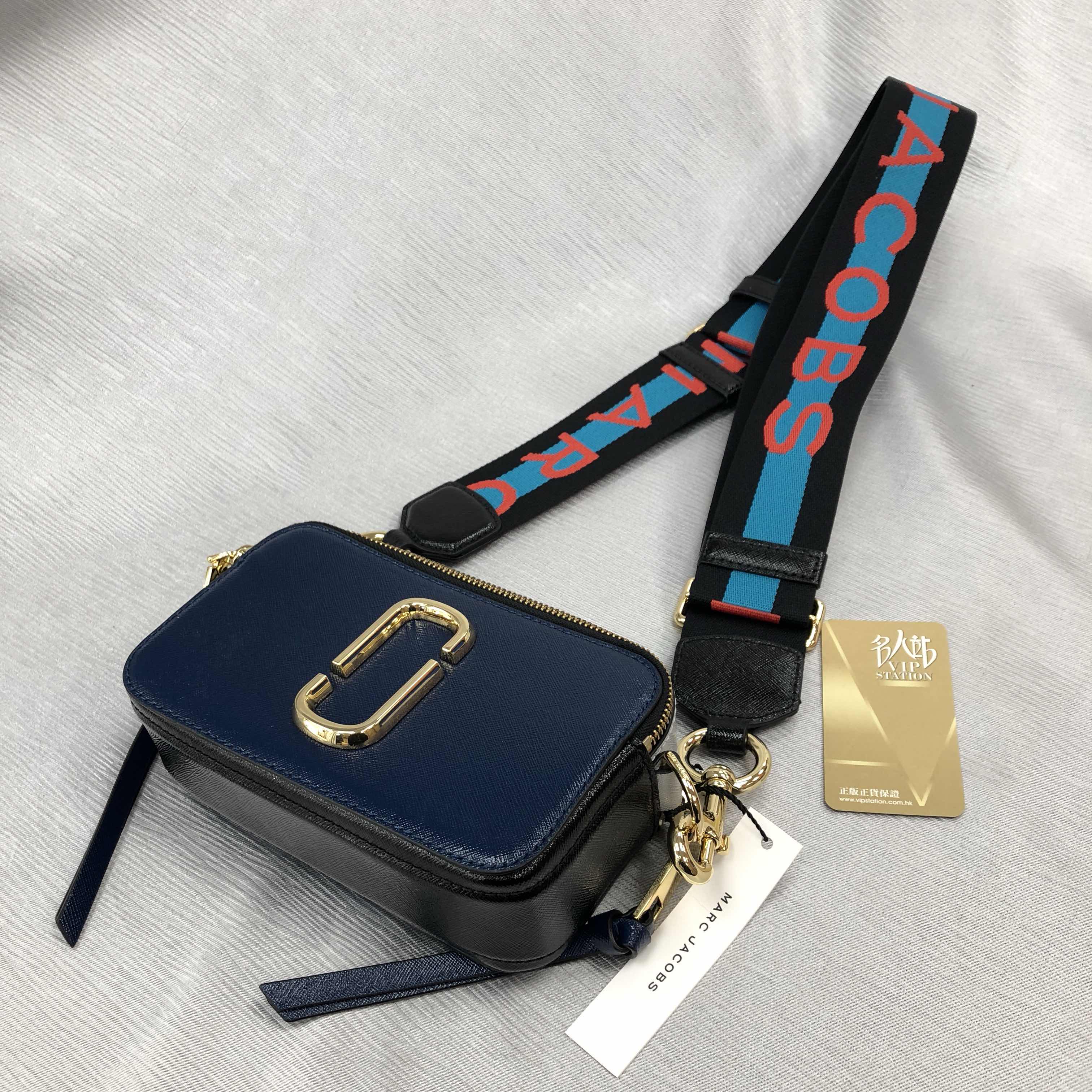 全新marc jacobs 马克·雅可布 手袋 m0014146 455 牛皮 蓝色