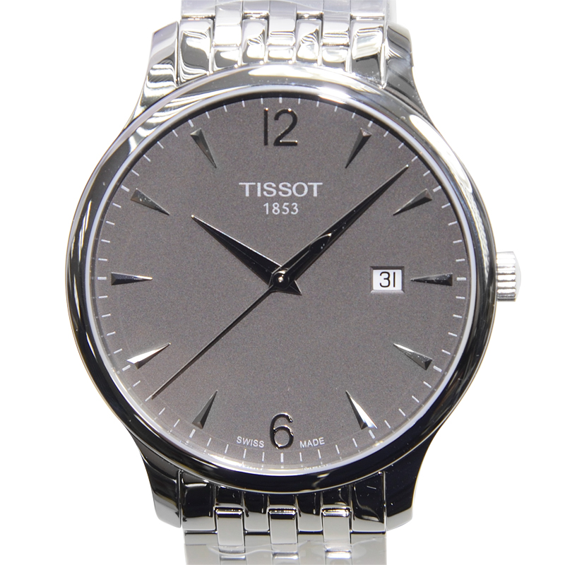 全新tissot 天梭 t-classic 精钢 灰色 石英机芯 t063.610.11.067.00