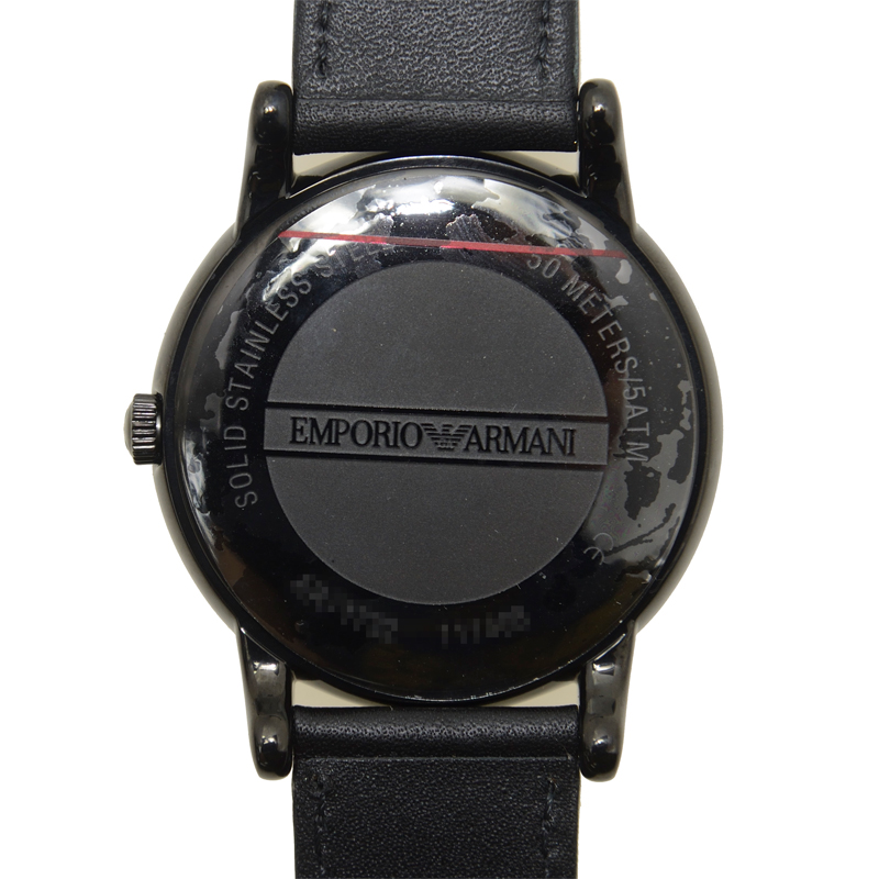 全新armani 阿玛尼 钢 黑色 石英机芯 ar1732