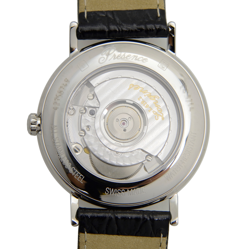 全新longines 浪琴 瑰丽系列 精钢 白色 自动机芯 l4.921.4.12.