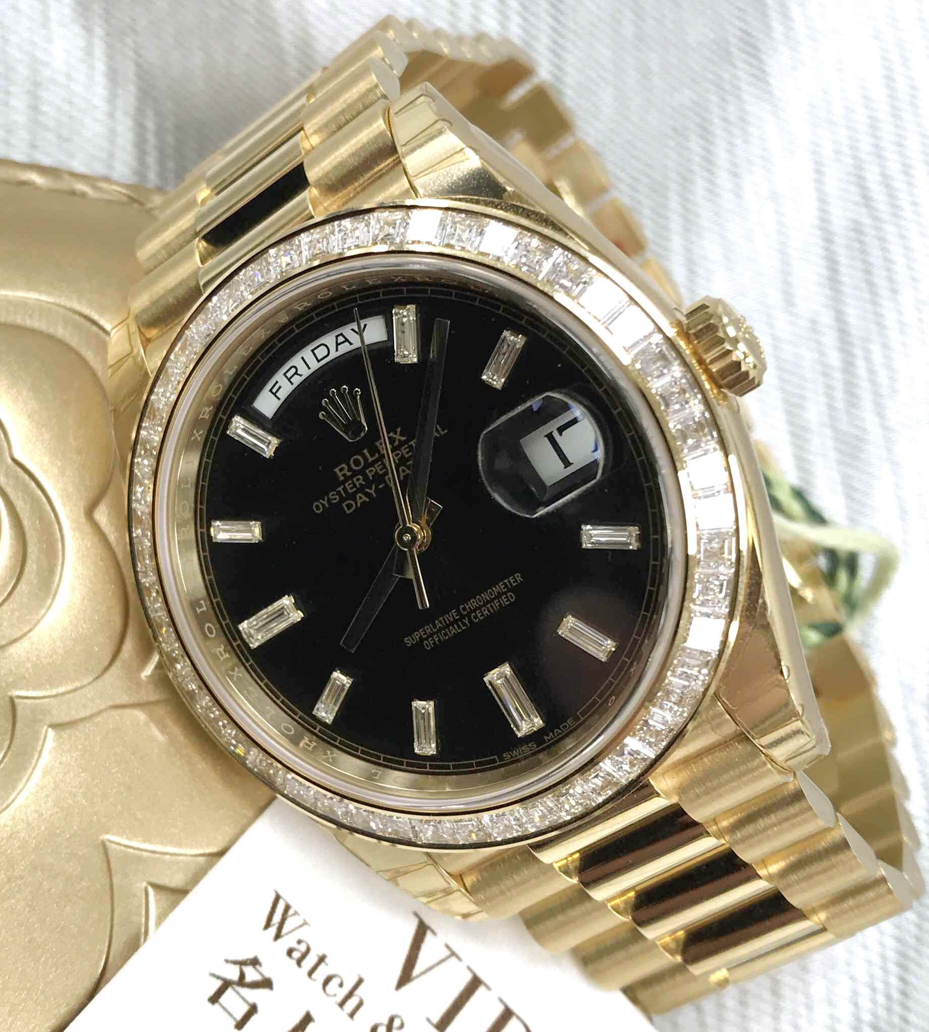 NEW ROLEX DAY-DATE 228398TBR-0001