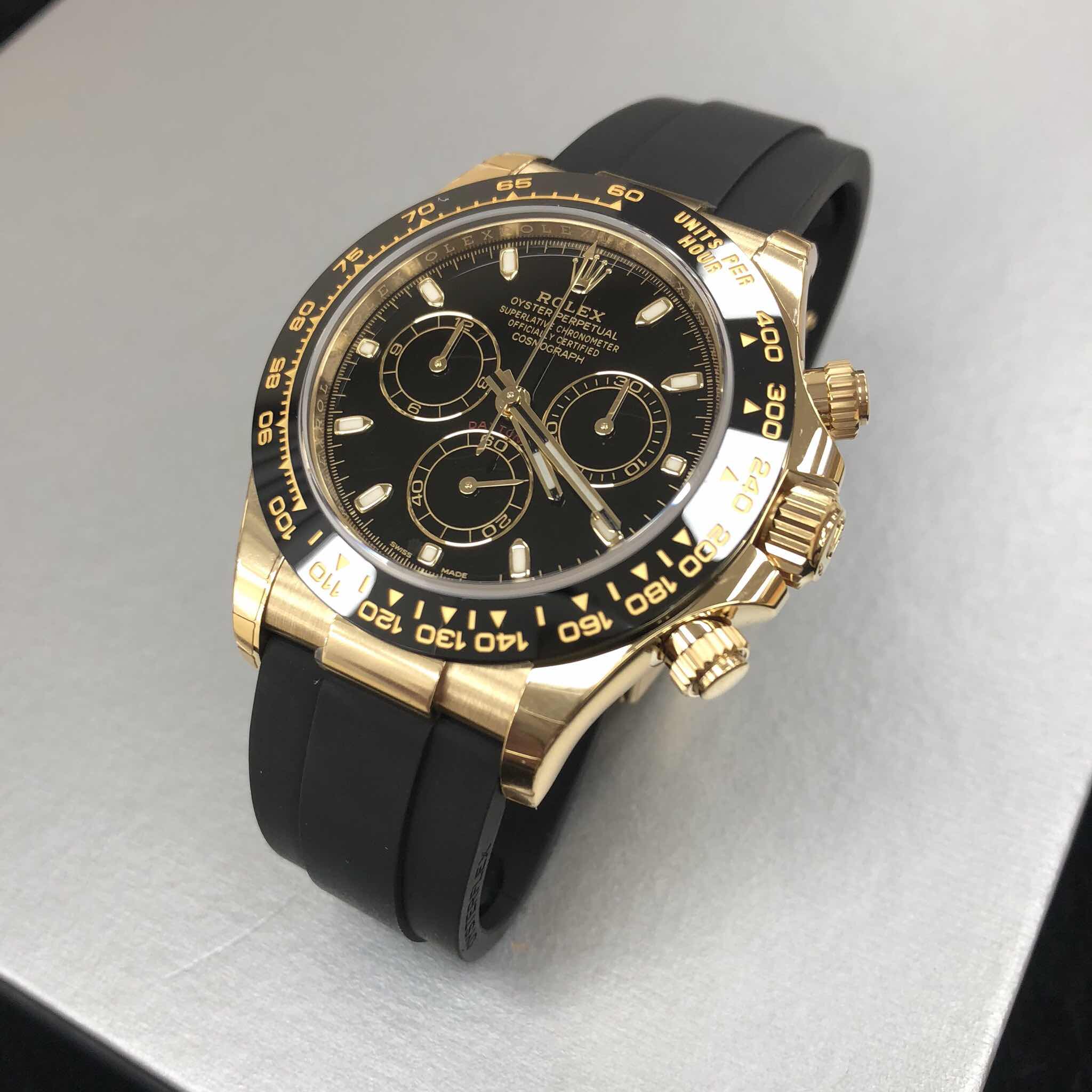 全新rolex 劳力士 宇宙计型迪通拿 18k黄金 黑色 自动机芯 116518lnbk