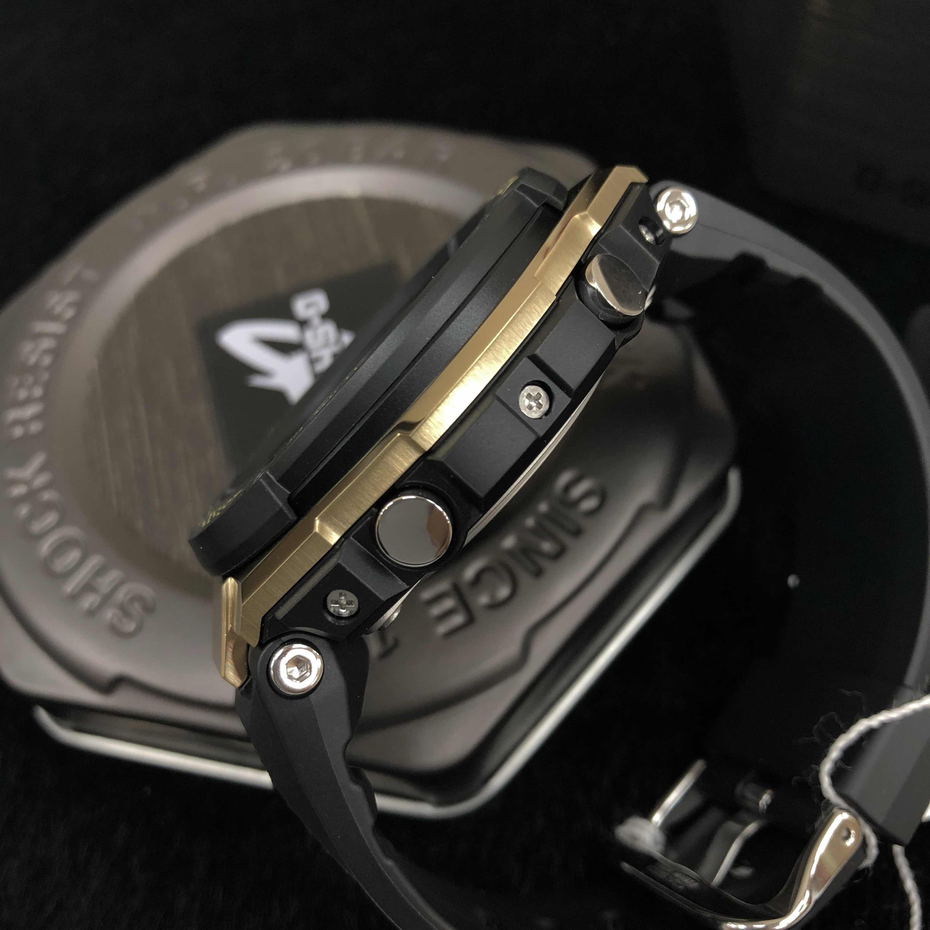 全新casio 卡西欧 g-shock 树脂 黑色 石英机芯 gsts100g-1a