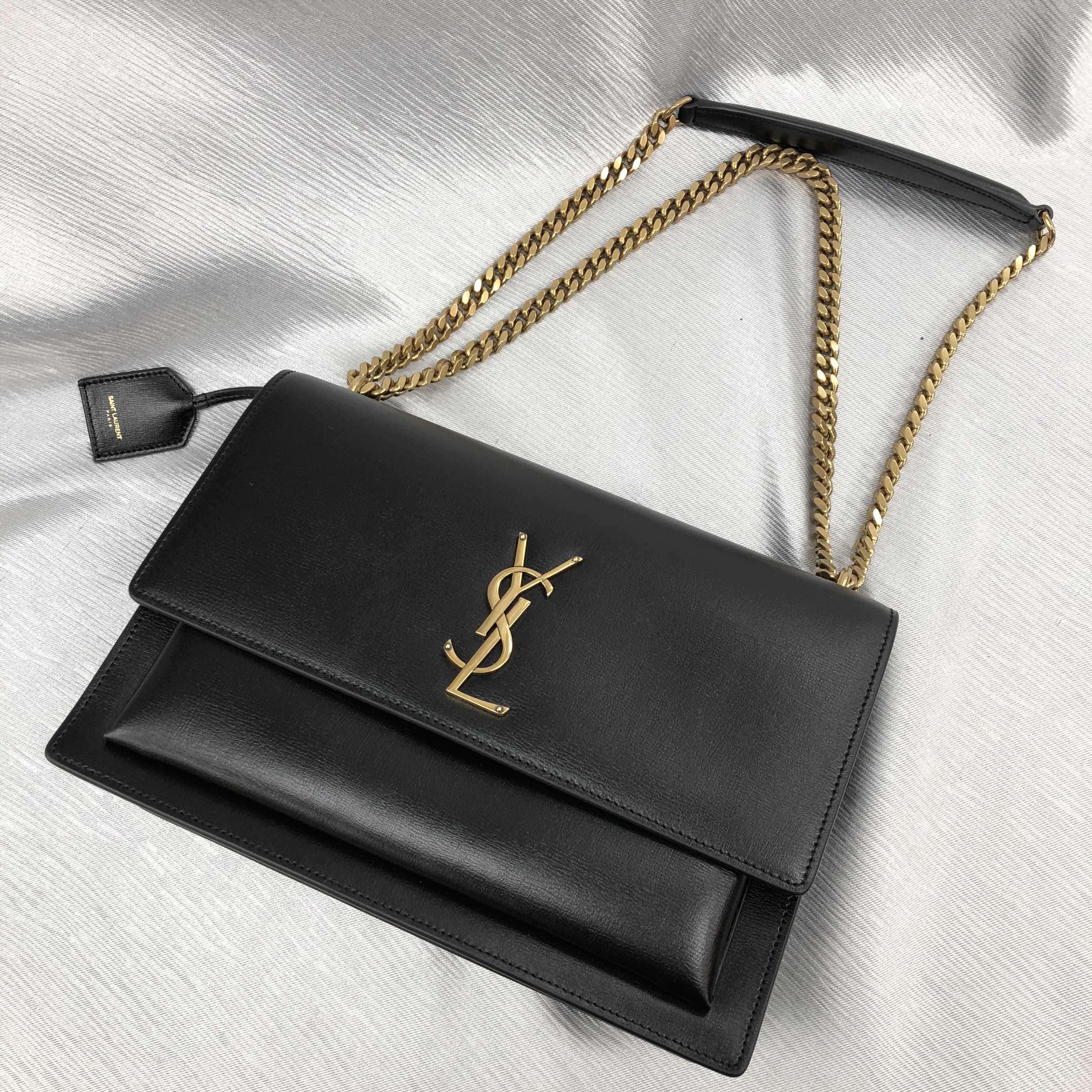 VIP【関税送料無料】希少 SAINT LAURENT CROSSBODY BAGS Yves Saint Laurent 極 美品 希少品 YVES SAINT LAURENT イヴ