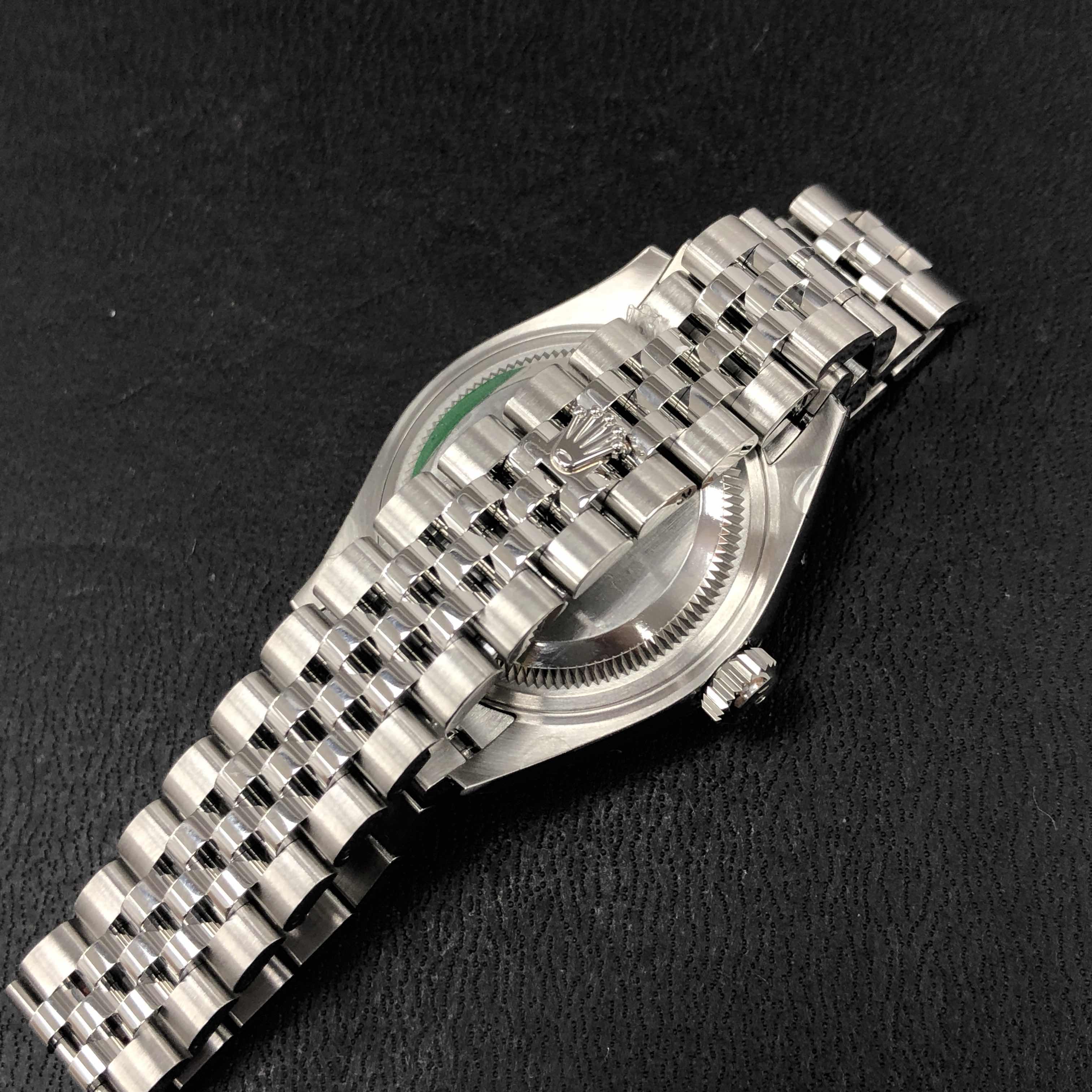 全新rolex 劳力士 女装日志型 白金及钢 灰色 自动机芯 279174gy_j