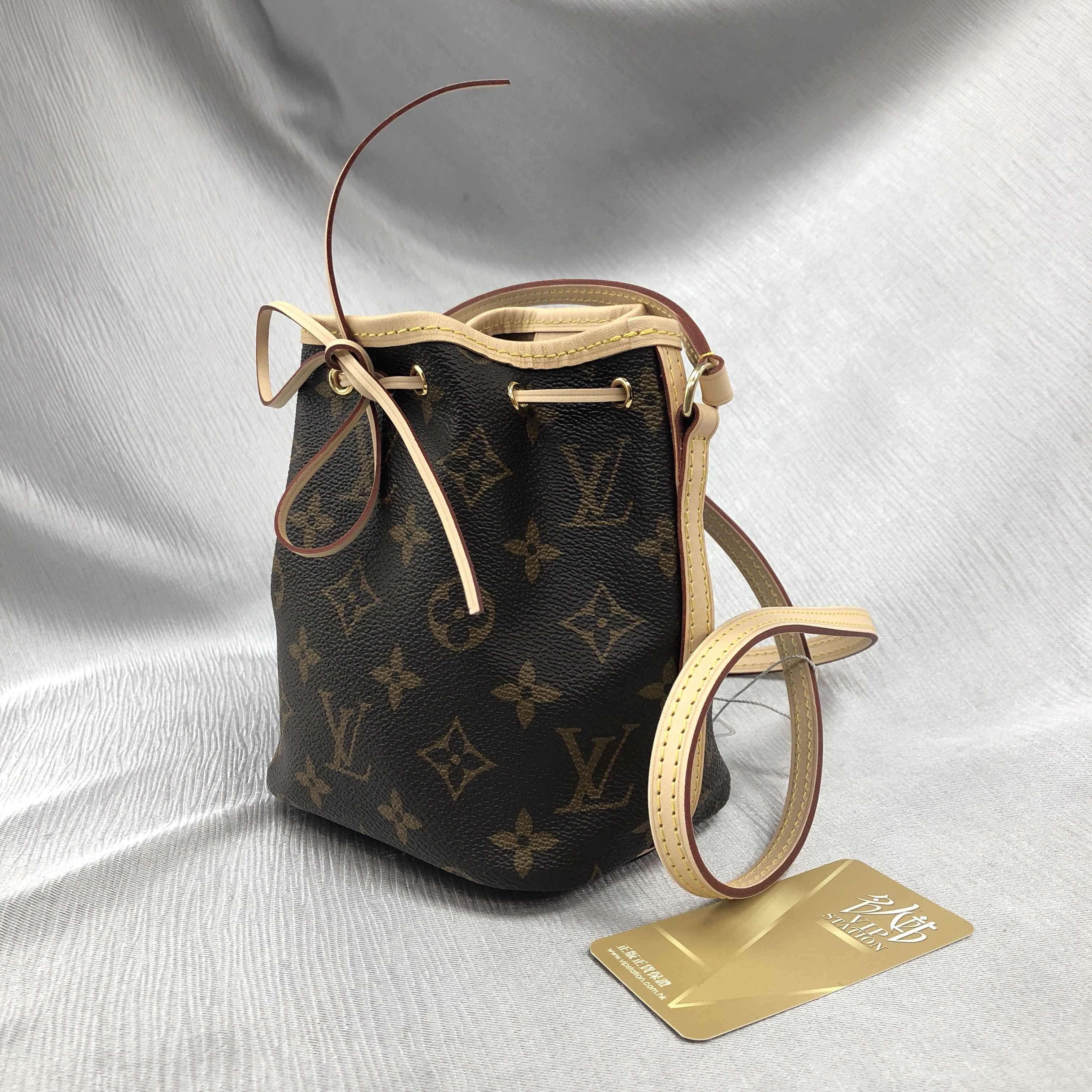 NEW LOUIS VUITTON HANDBAGS NANO NOE M41346 CROSSBODY BAG MONOGRAM