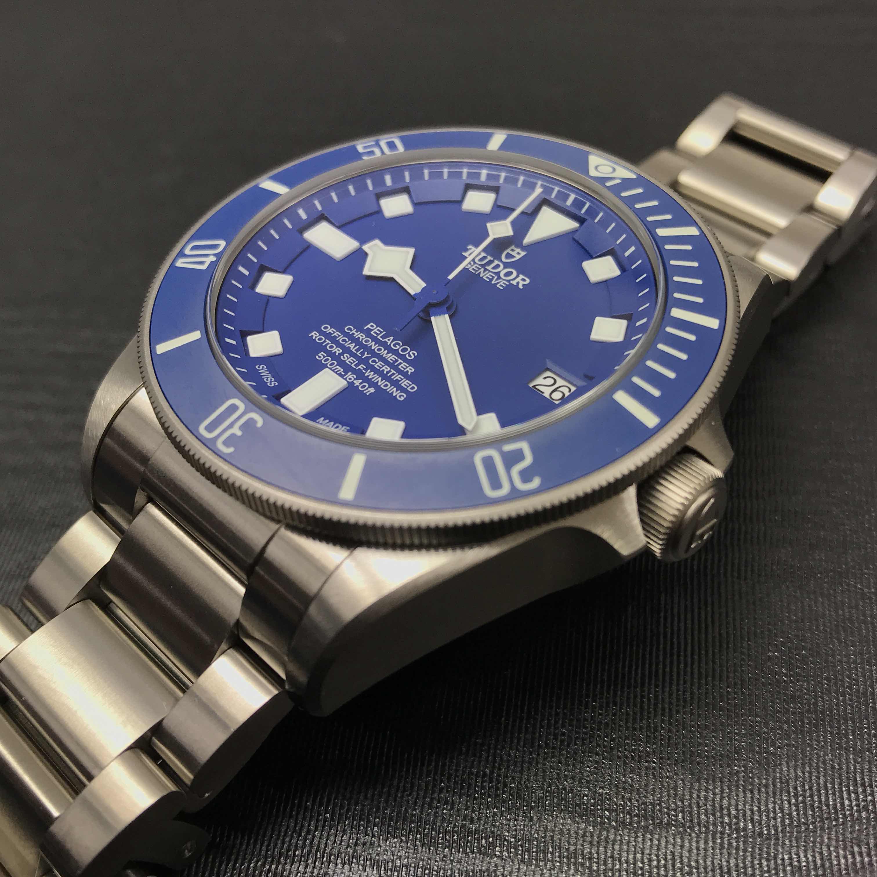 全新tudor 帝舵 pelagos 钛合金 蓝色 自动机芯 25600tb
