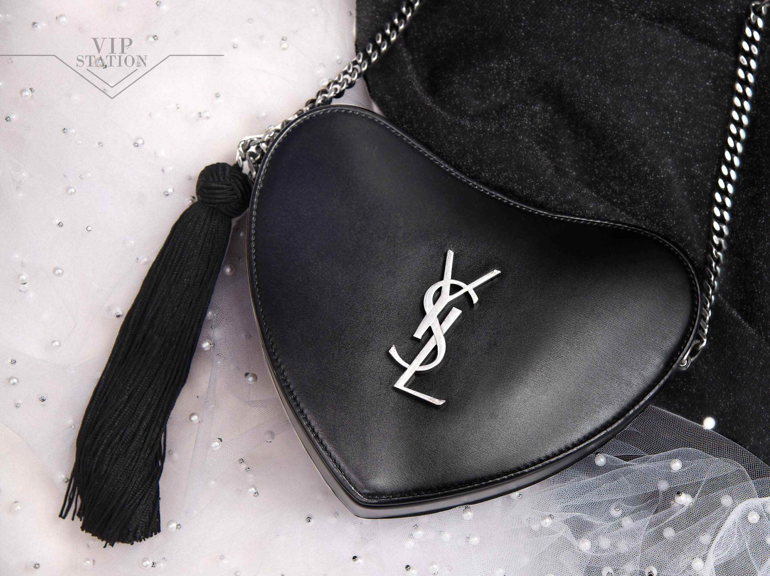 全新ysl / saint laurent 圣罗兰 手袋 540694 0xb6d 1000 牛皮 黑色