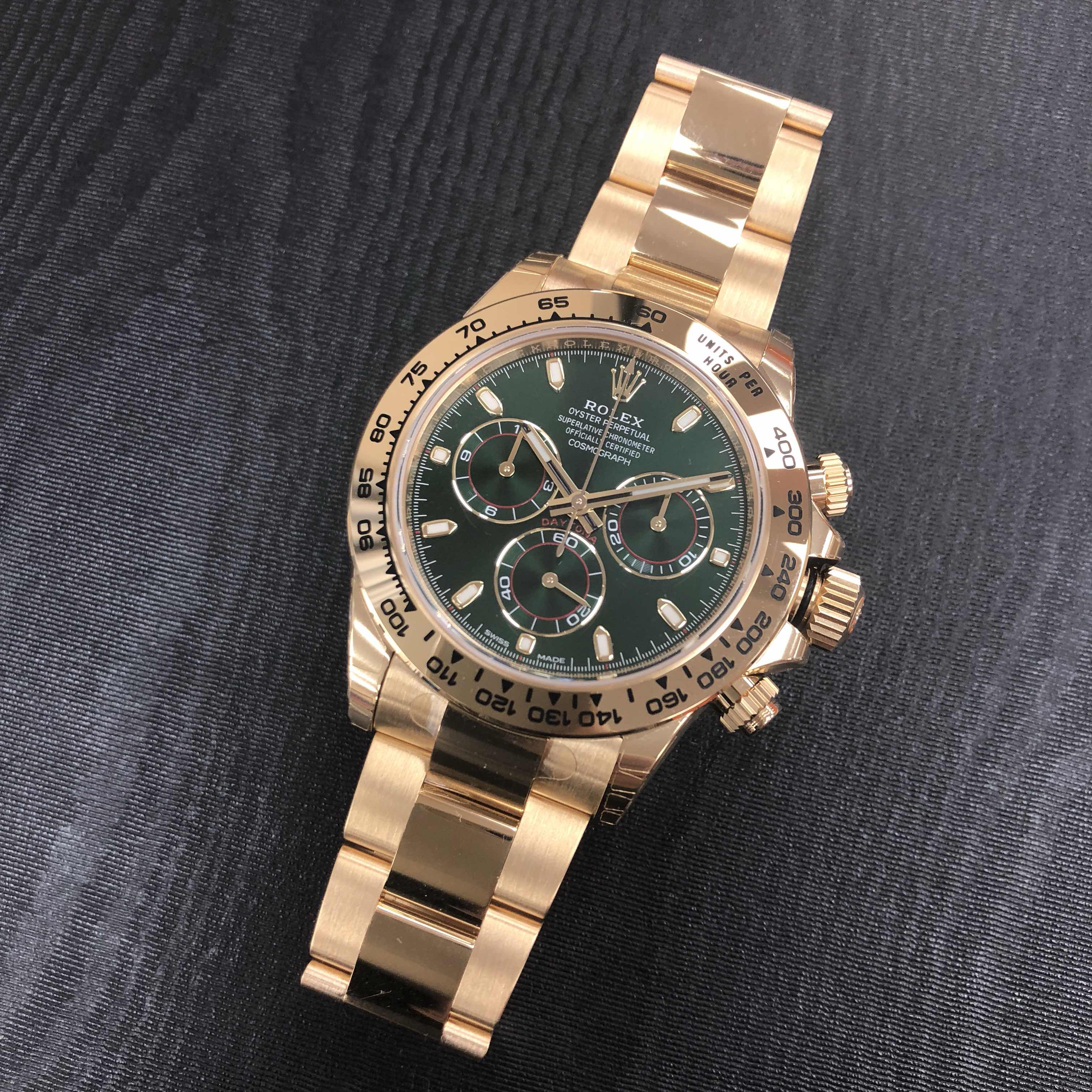 新品 ロレックス コスモグラフ デイトナ 18Kイエローゴールド