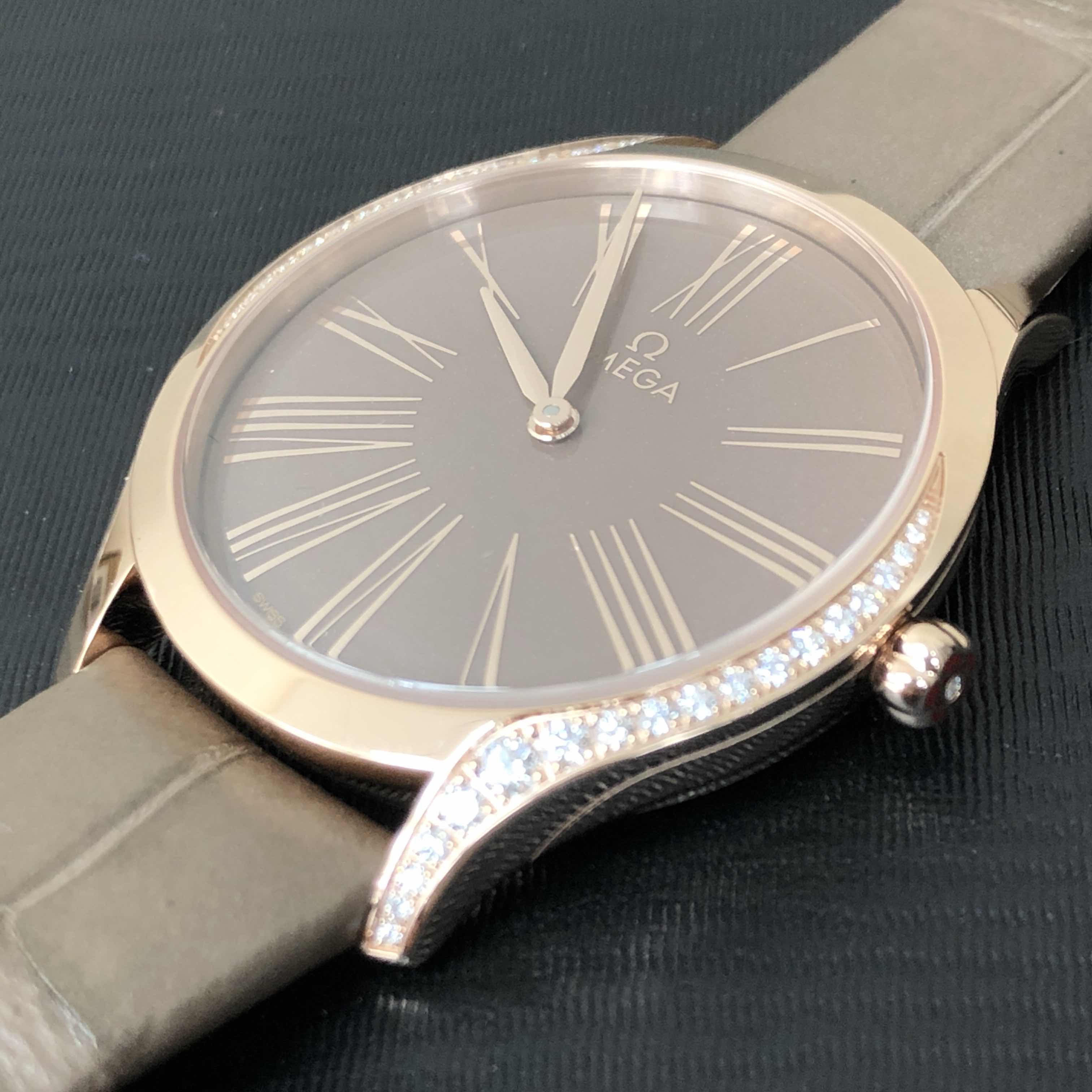 オメガ 腕時計 428.58.36.60.13.001 Trésor De Ville Sedna™ gold Diamonds Watch 428.58.36.60