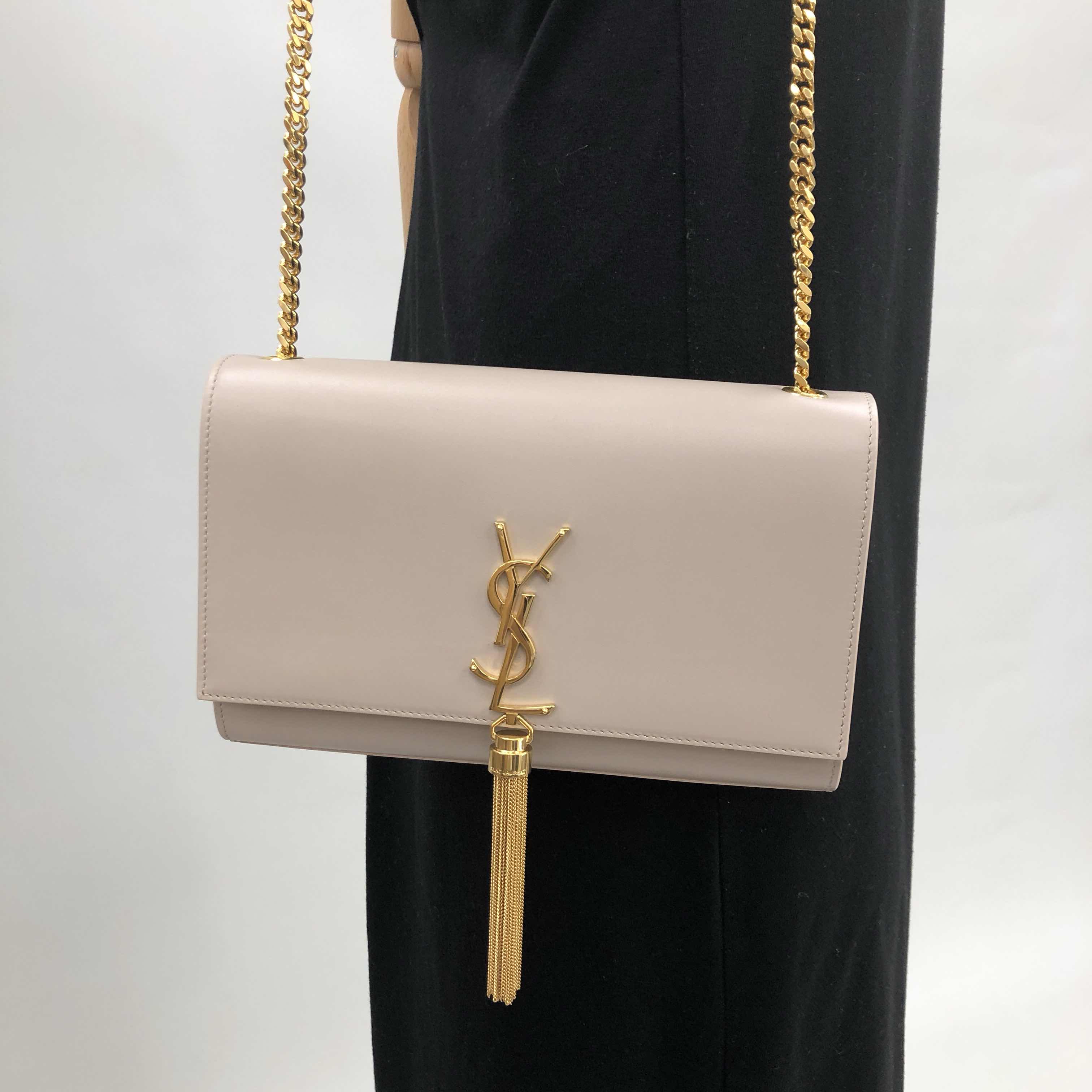 全新ysl / saint laurent 圣罗兰 手袋 354119 c150j 9943 牛皮 虾