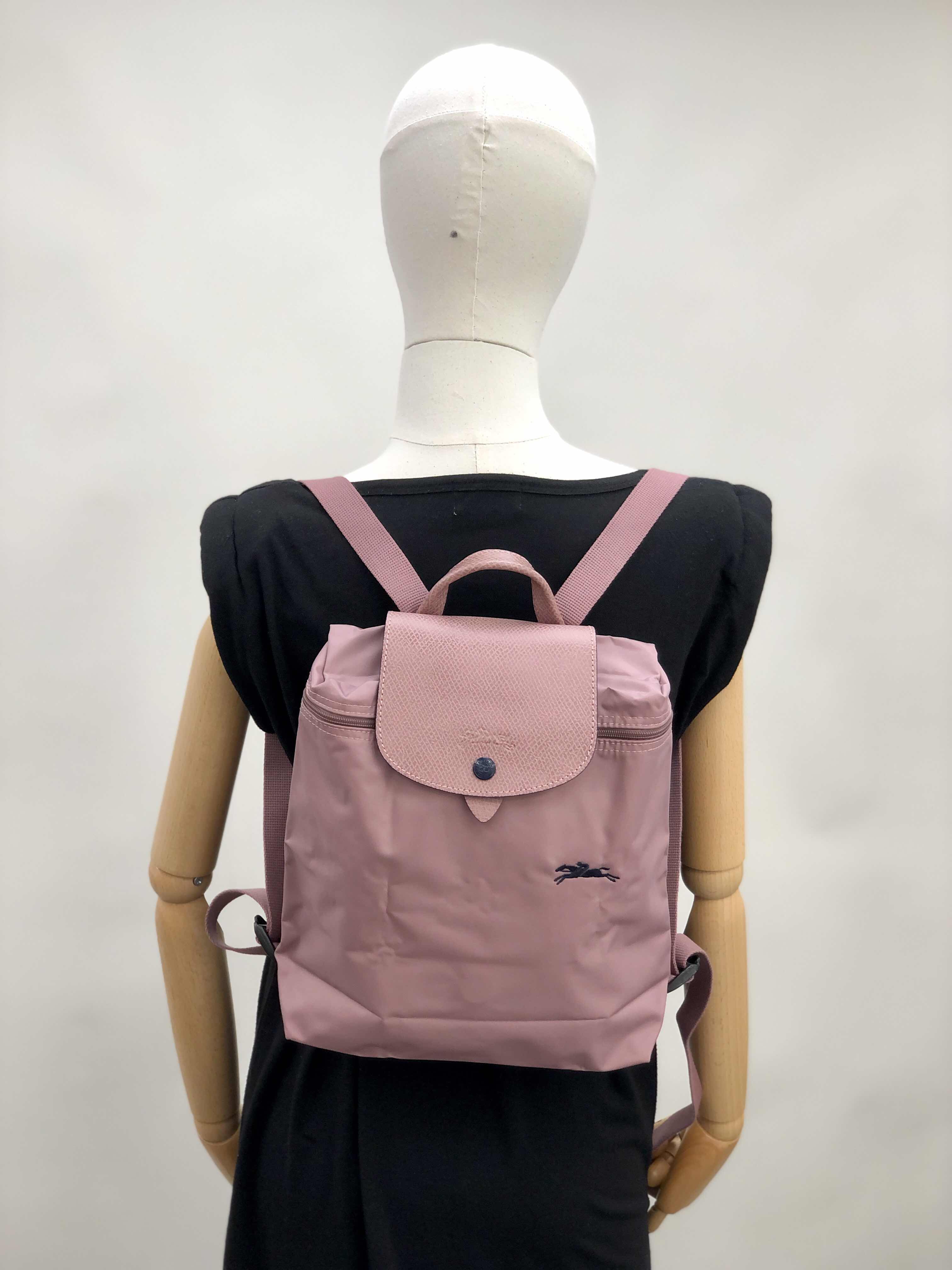 Longchamp Antique Pink Backpack NEW LONGCHAMP HANDBAGS LE PLIAGE