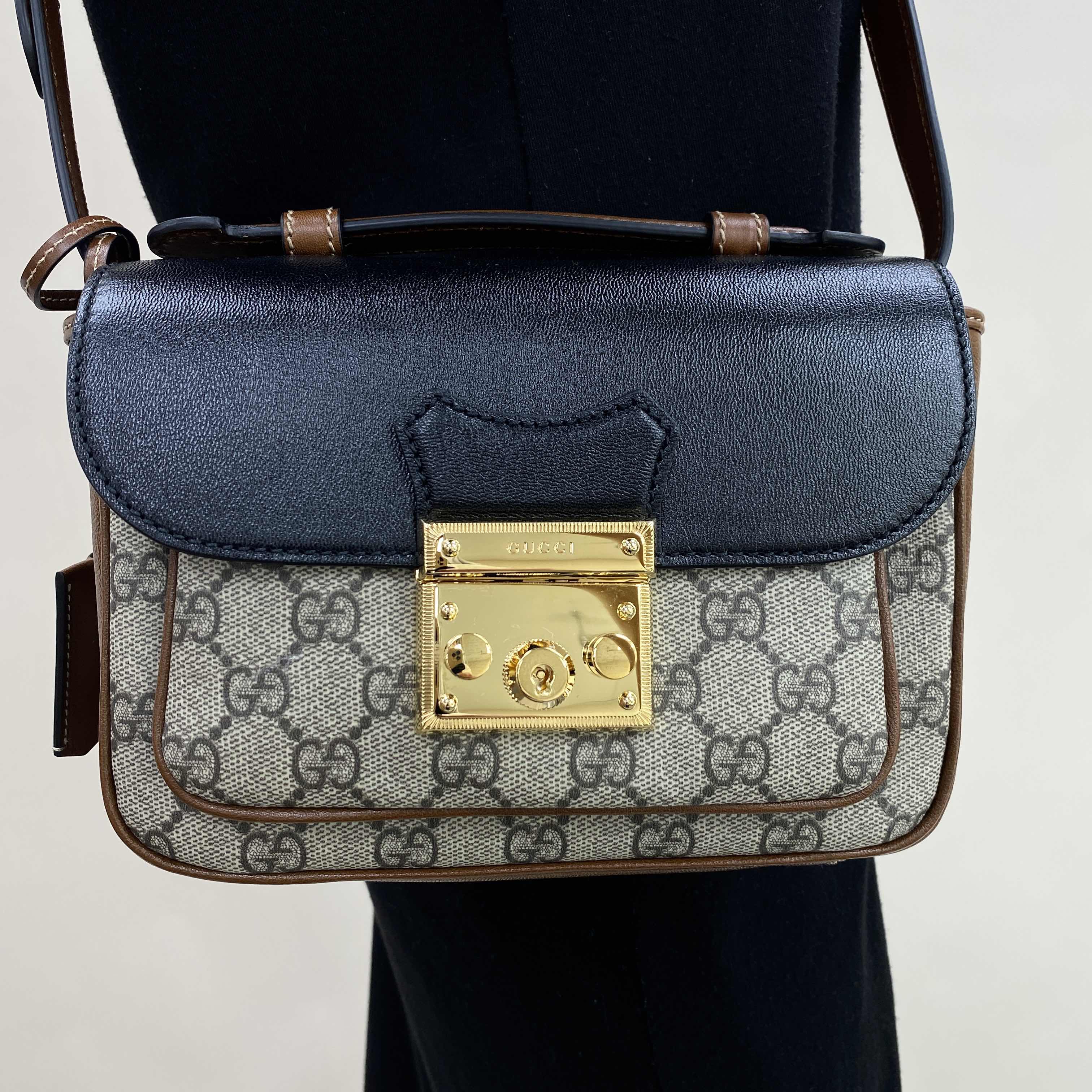 NEW GUCCI BAGS PADLOCK 658487 2ZGAG 9785 SHOULDER BAG/HANDBAG