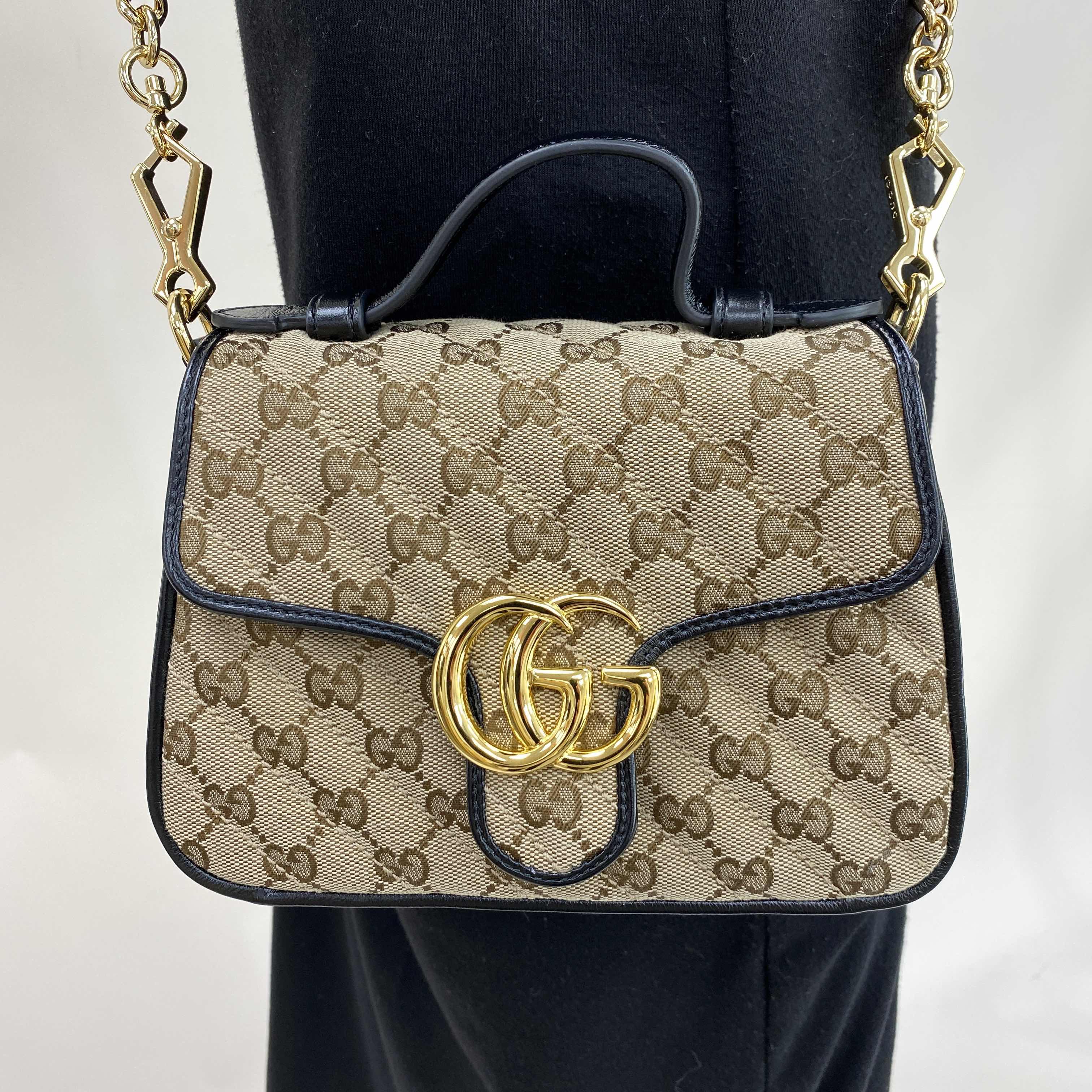 NEW GUCCI BAGS GG MARMONT 583571 HVKEG 9772 SHOULDER BAG/CROSSBODY BAG