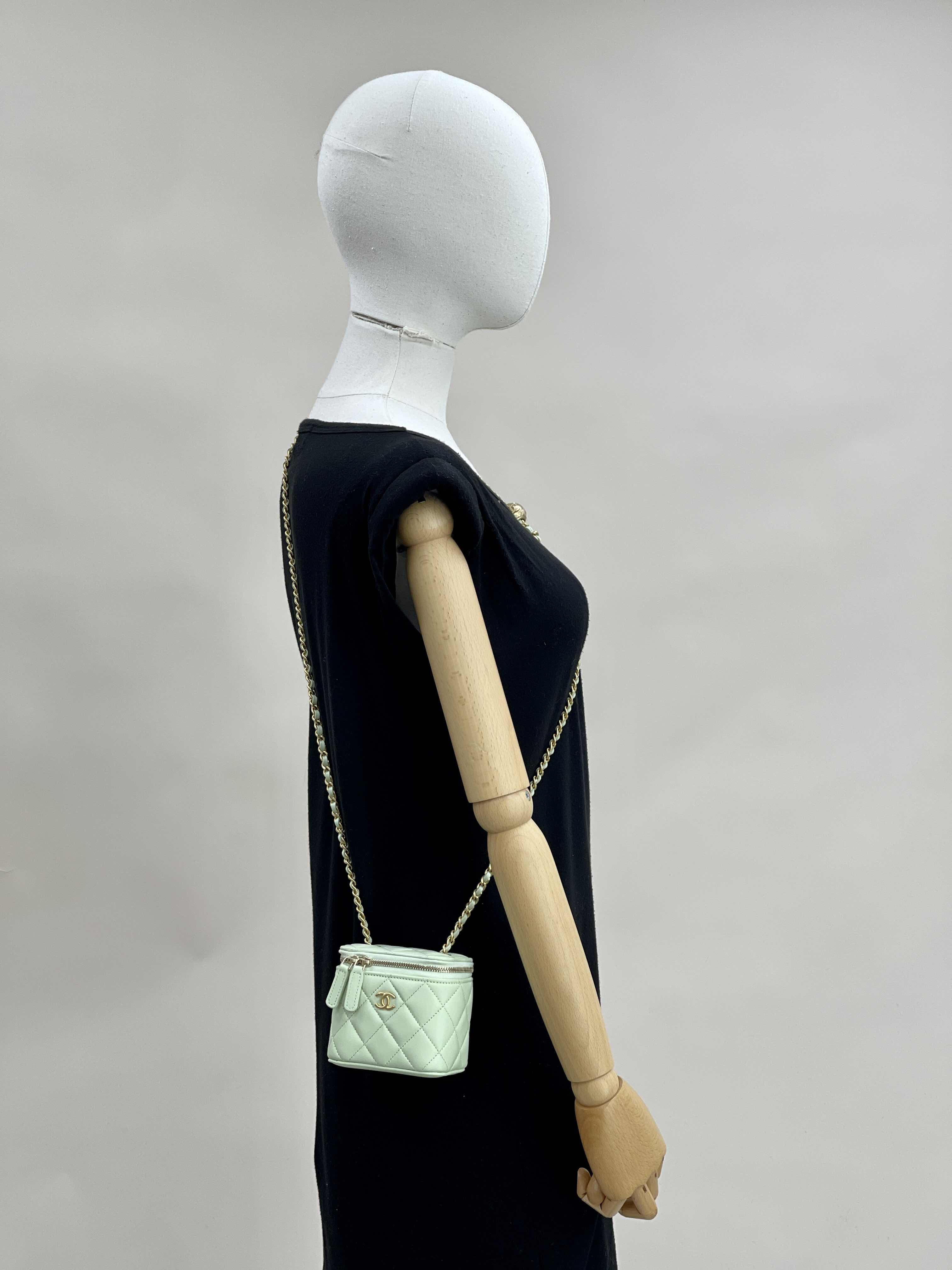 【新品】CHANEL 手袋 全新CHANEL 香奈兒手袋AP1447 金扣單肩包/斜挎包