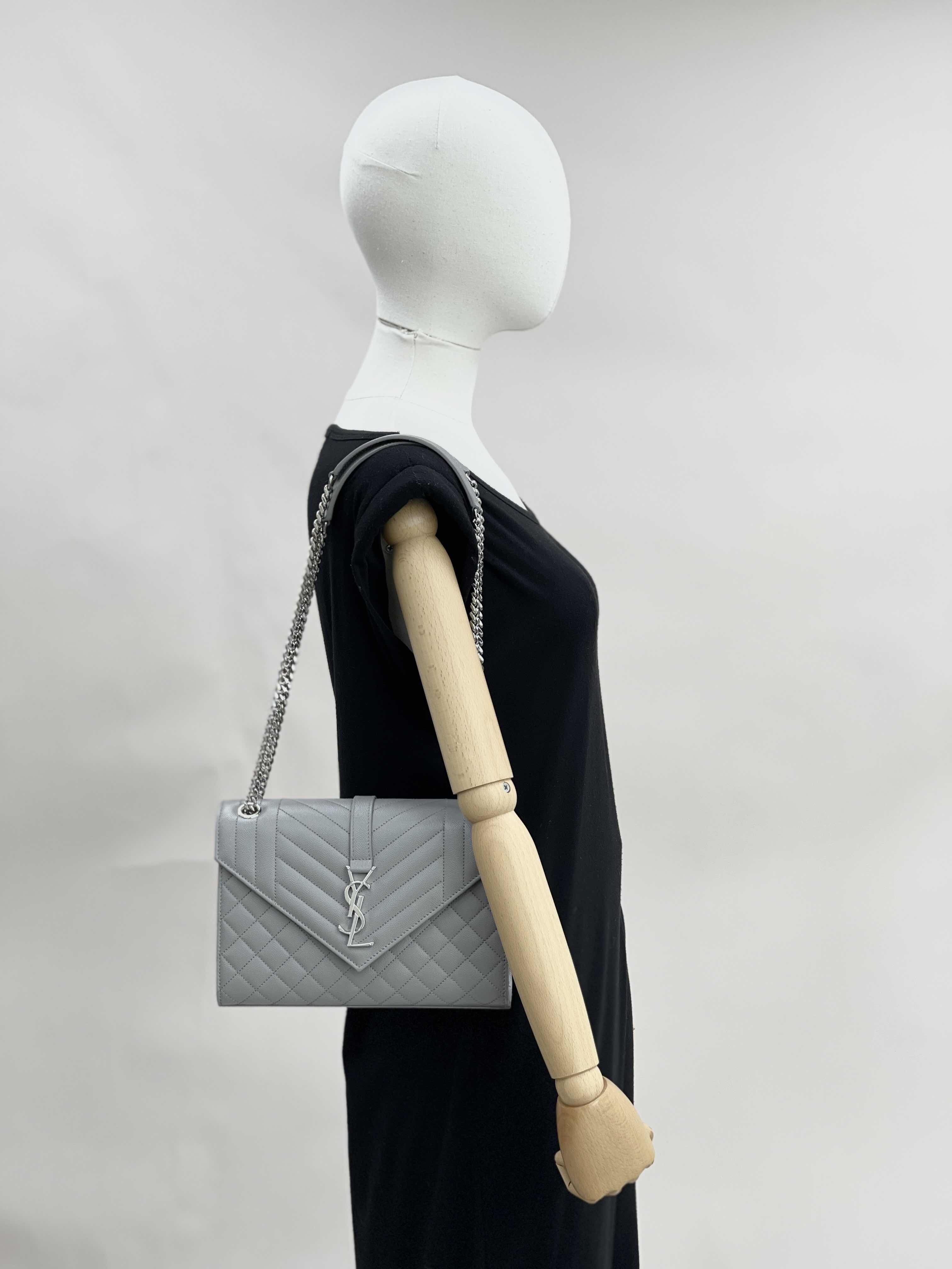 NEW YSL SAINT LAURENT BAGS 600185 BOW92 1424 SHOULDER BAG