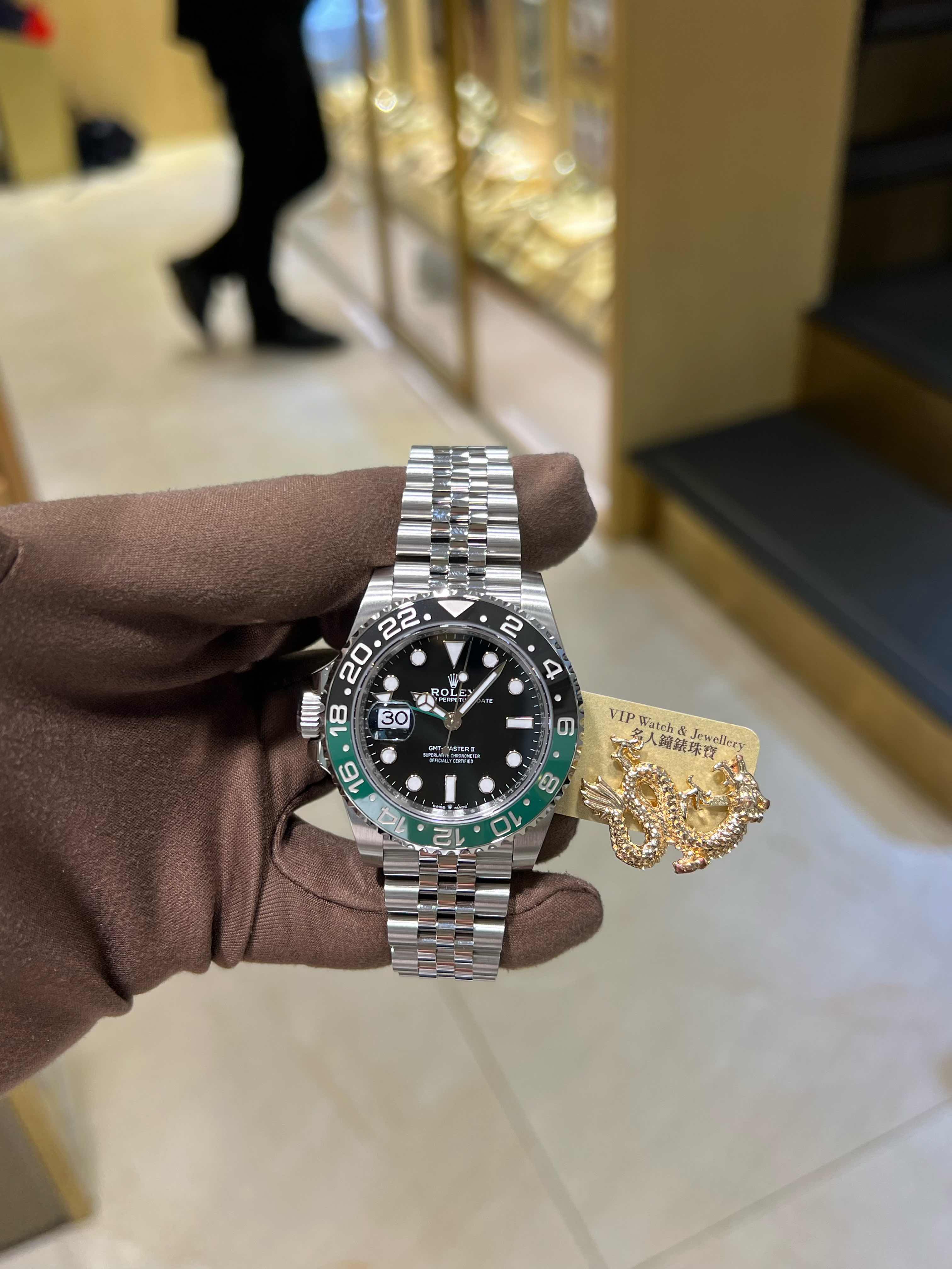 ROLEX GMT-MASTER II 126720VTNR-0002 STAINLESS STEEL LEFT HAND SPRITE