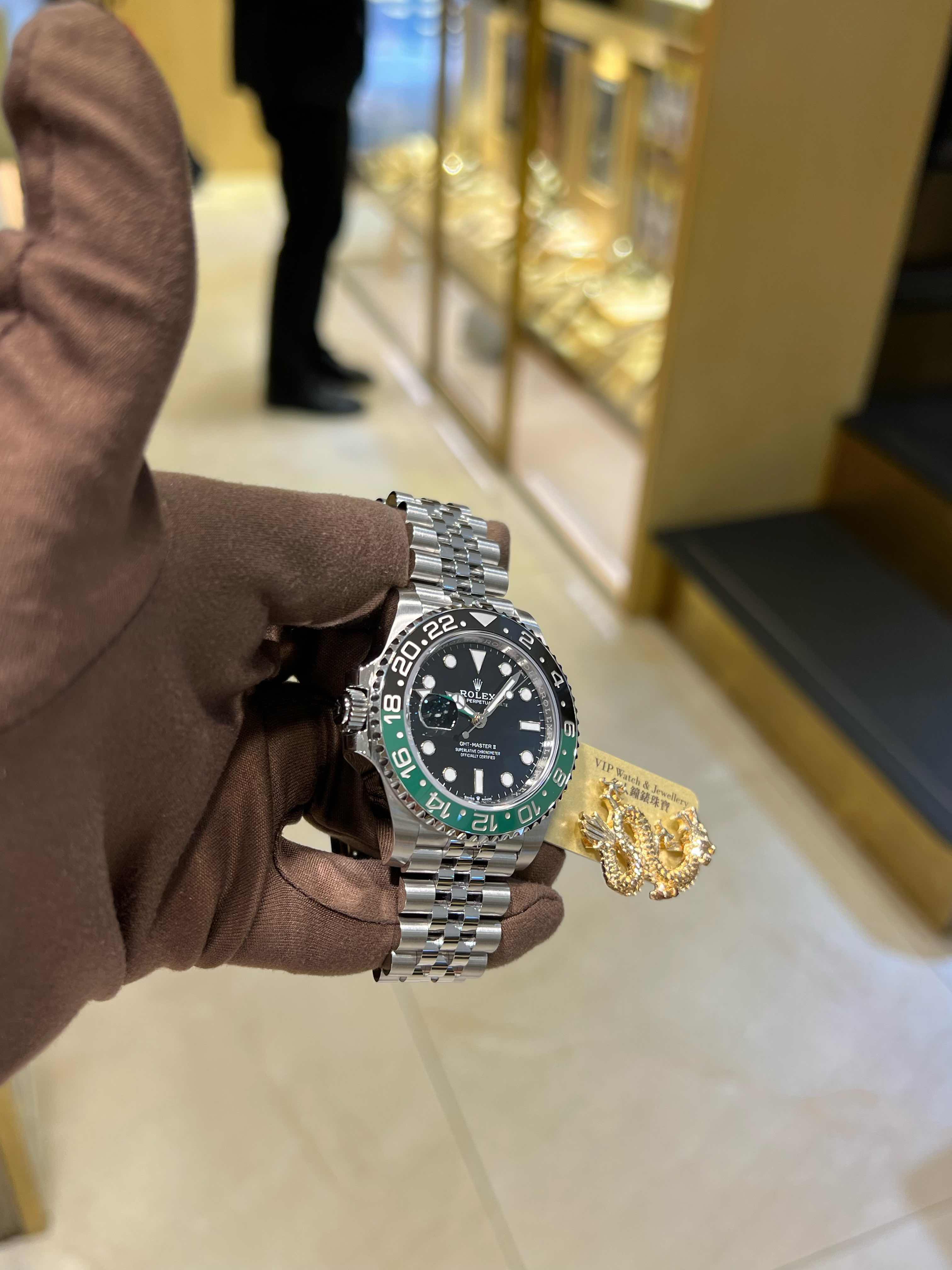 NEW ROLEX GMT-MASTER II 126720VTNR-0002 LEFT HAND SPRITE LEFT