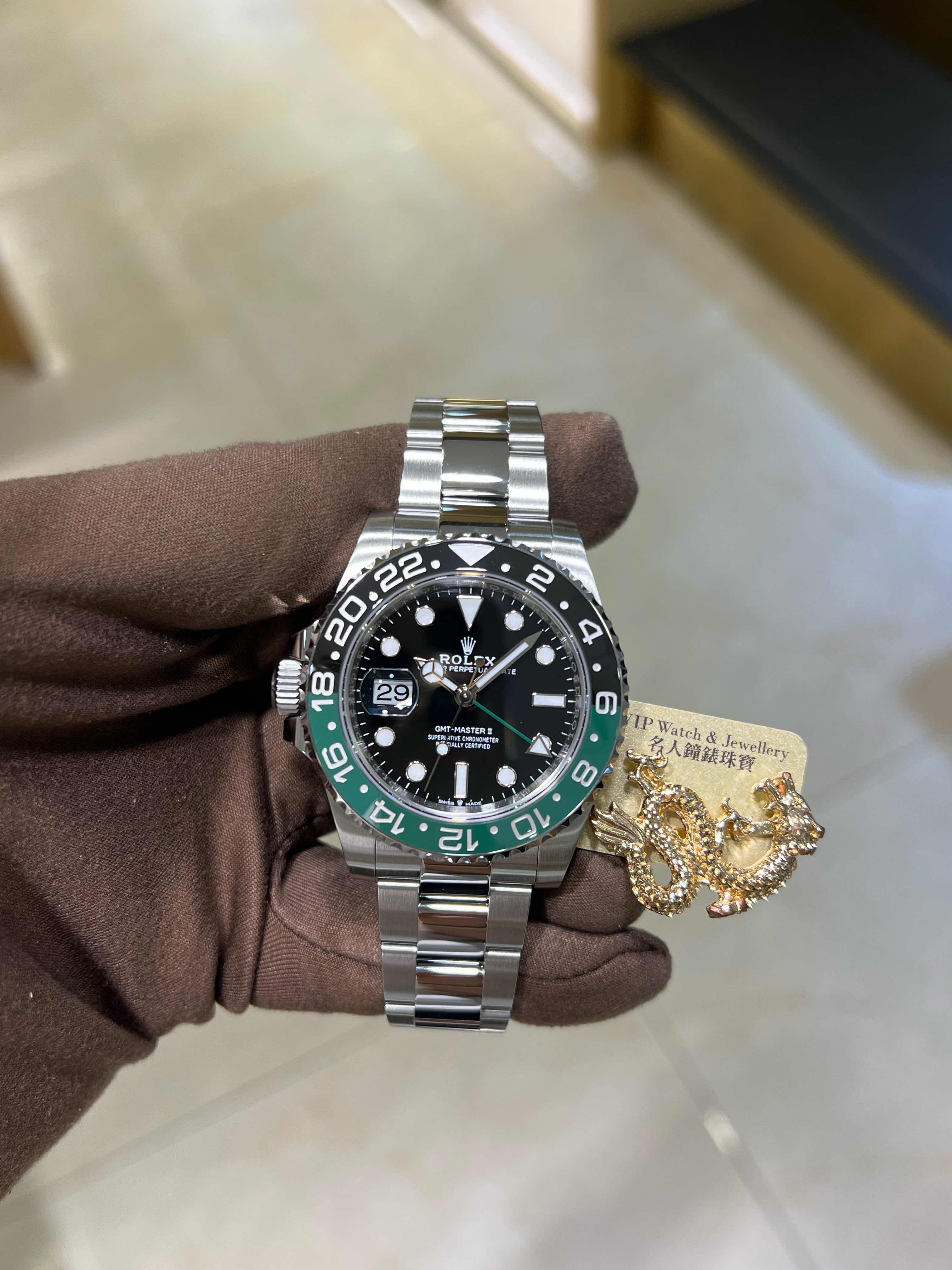 ROLEX 新型現行BOX 7個HK NEW ROLEX GMT-MASTER II 126713GRNR-0001 GUINNESS