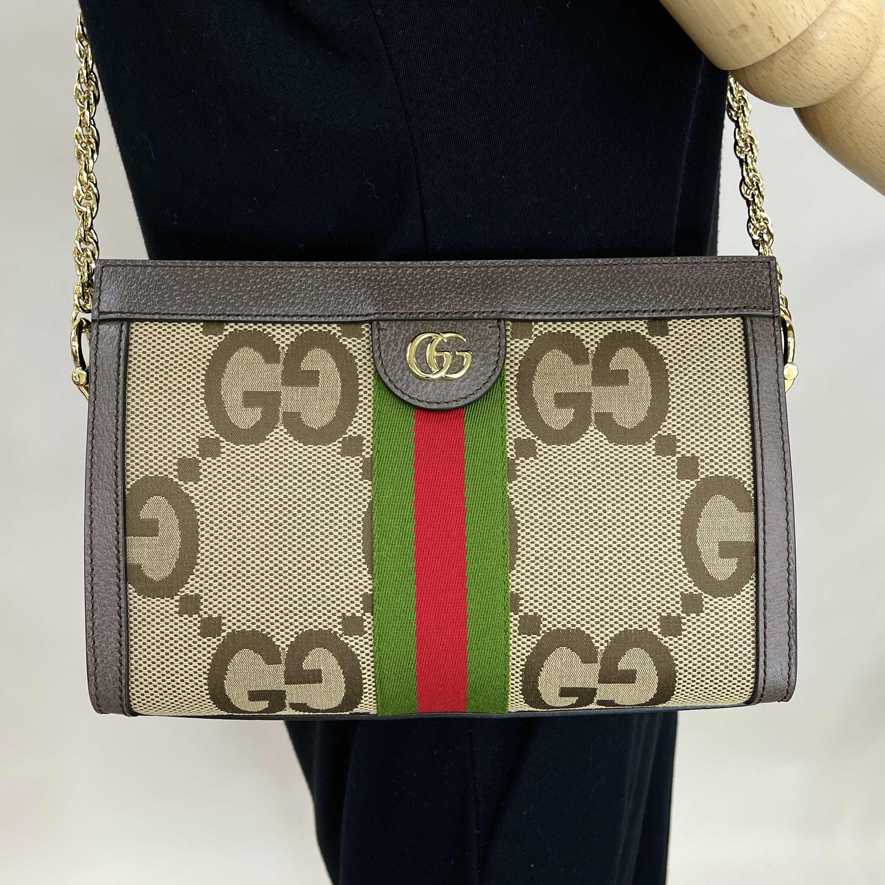 GUCCI｜CROSSBAGS (503877 UKMIG 2570) Gucci 503877 chain bag Shoulder Bag Brown GoldHardware