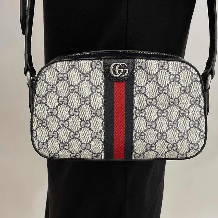 GUCCI｜ (681064 96IWN 4076) Gucci Ophidia GG Shoulder Bag 'Beige Blue' 681064-96IWN-4076