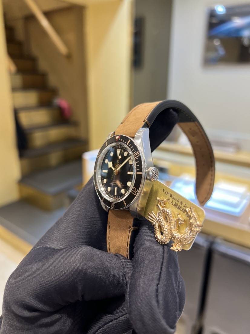 NEW TUDOR BLACK BAY 1958 79030N-0002 LEATHER STRAP