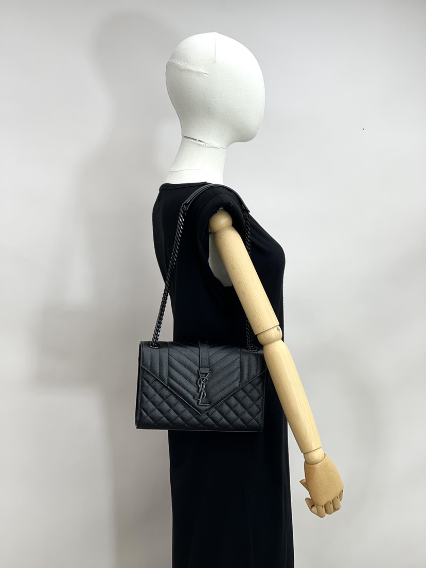 NEW YSL SAINT LAURENT BAGS 600185 BOW98 1000 SHOULDER BAG