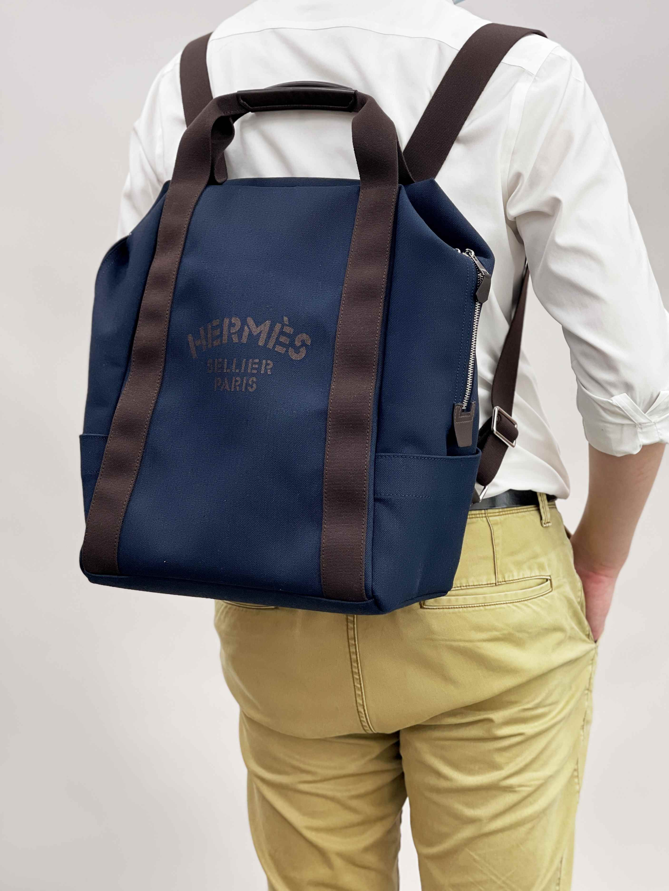 NEW HERMES BAGS SAC A DOS GROOM 76/9J BACKPACK
