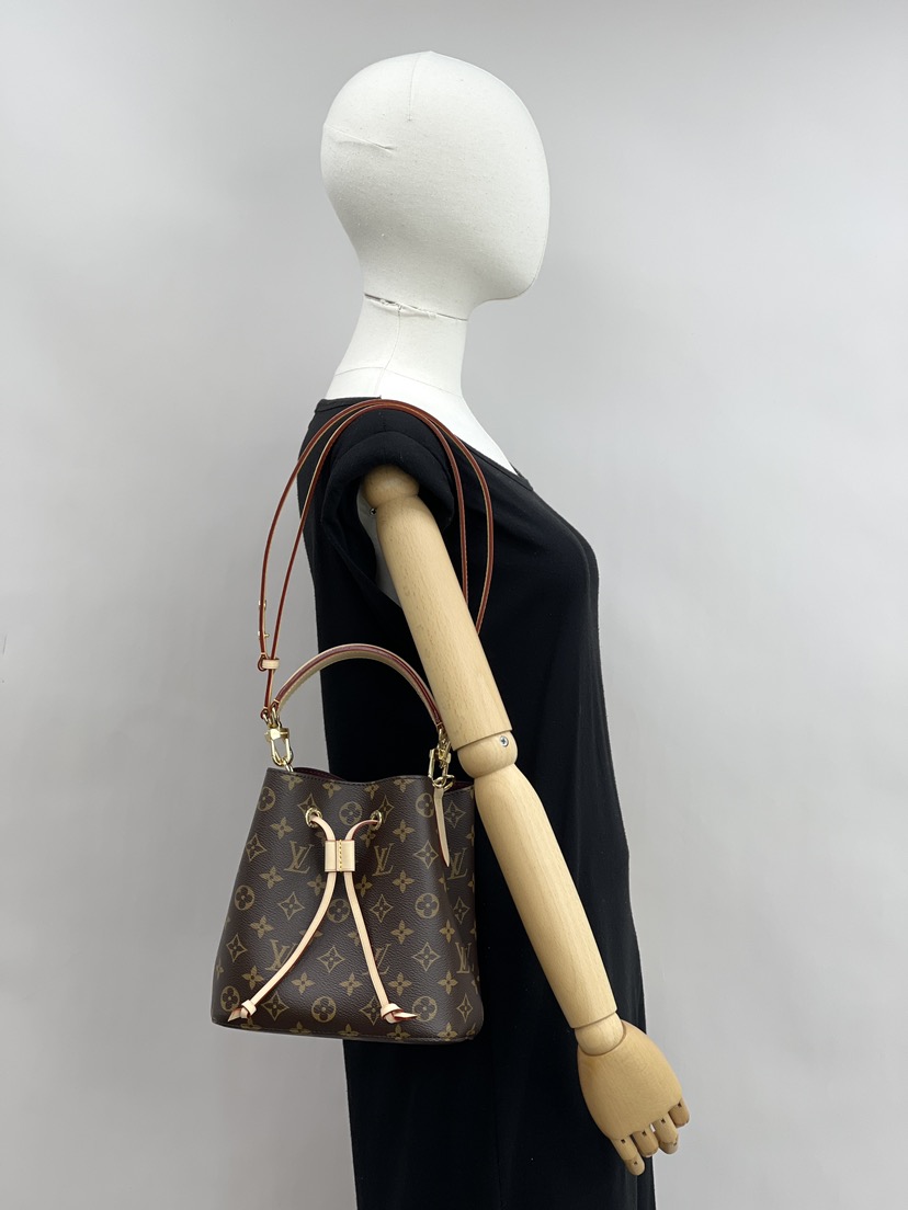 NEW LOUIS VUITTON BAGS NEONOE M46581 BUCKET BAG/CROSSBODY BAG