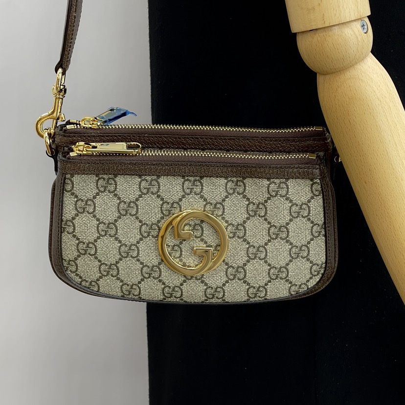 GUCCI|CROSSBAGS (724599 96IWG 8745) NEW GUCCI BAGS GG SUPREME 724599 96IWG 8745 SHOULDER BAG