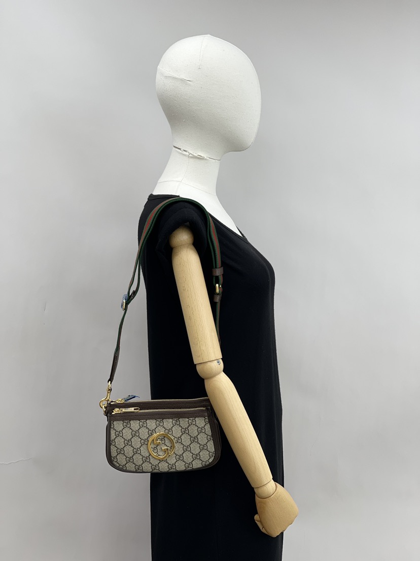 GUCCI｜CROSSBAGS (724599 96IWG 8745) NEW GUCCI BAGS GG SUPREME 724599 96IWG 8745 SHOULDER BAG