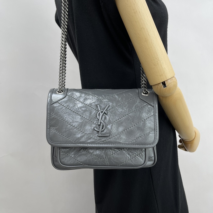 NEW YSL SAINT LAURENT BAGS NIKI 633160 0EN04 1112 SHOULDER
