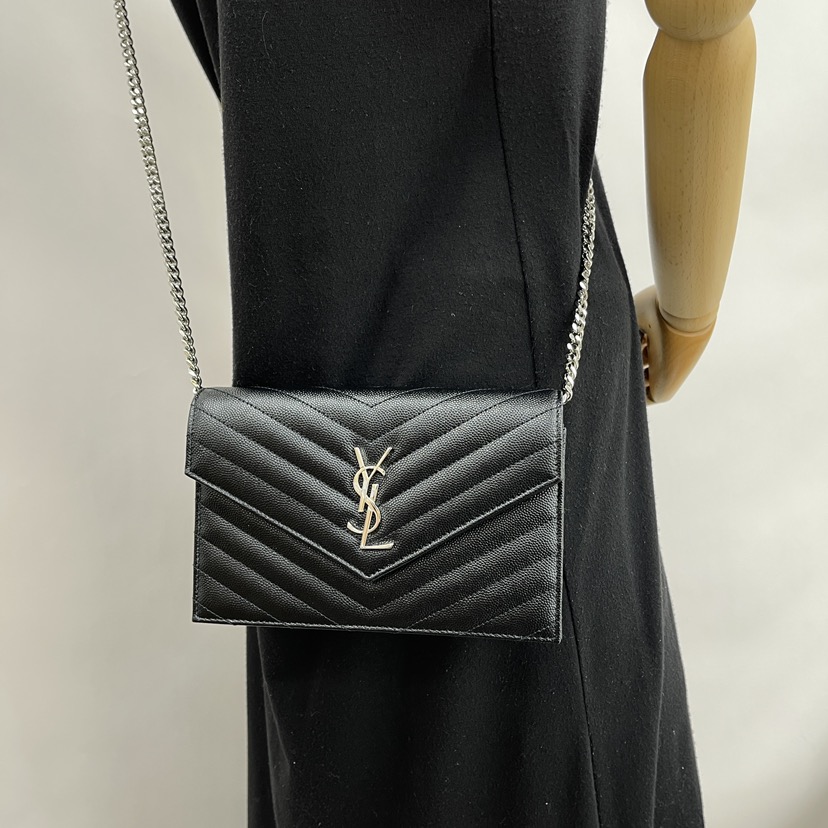 サンローラン レディース ショルダーバッグ 742920 BOW02 1000 NEW YSL SAINT LAURENT BAGS 742920 BOW02 1000 SHOULDER BAG