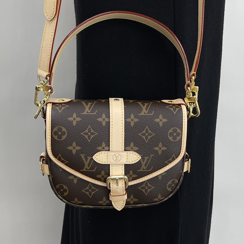 NEW LOUIS VUITTON BAGS SAUMUR BB M46740 SHOULDER BAG/CROSSBODY BAG