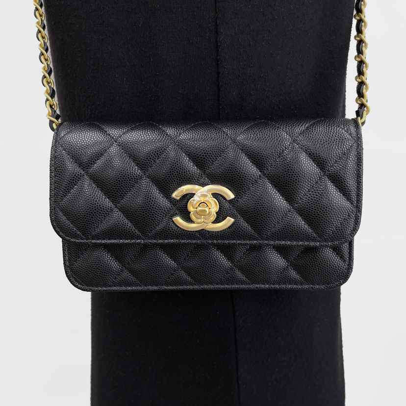 【新品】CHANEL 手袋 CHANEL シャネル ファー レザー グローブ 手袋 ブラック