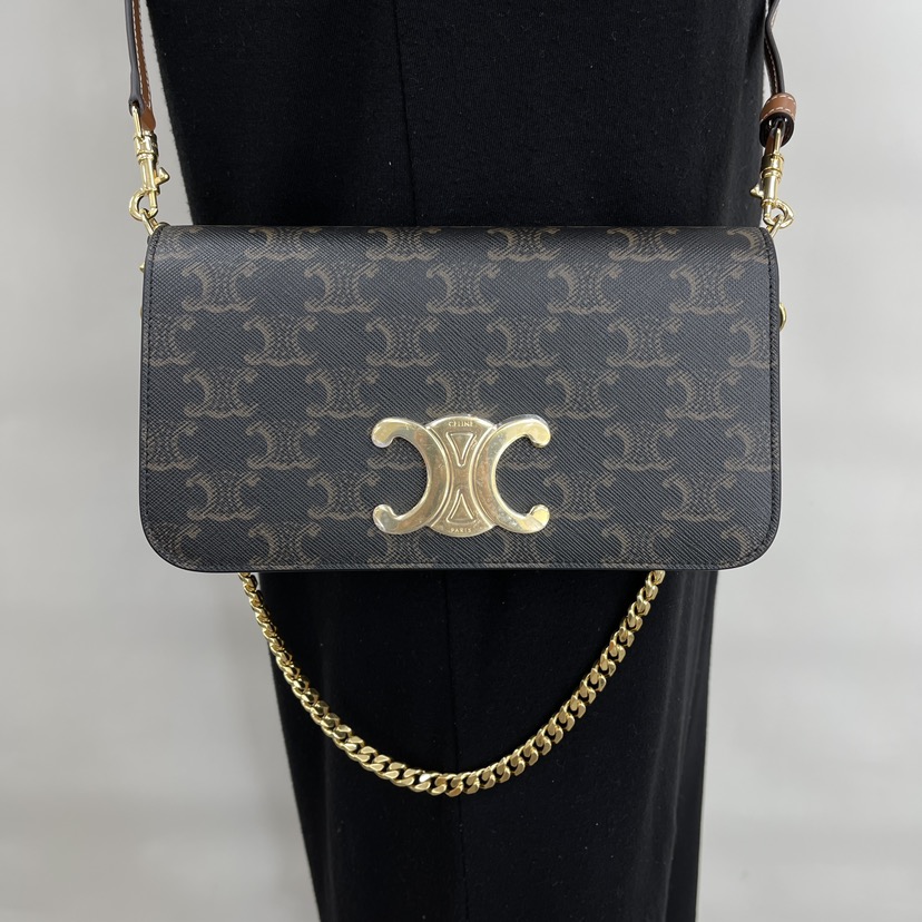 CELINE｜CROSSBAGS (10L972DQB 04LU) CELINE Shoulder Bag Cross Body 10E382CBX.04LU Coated canvas