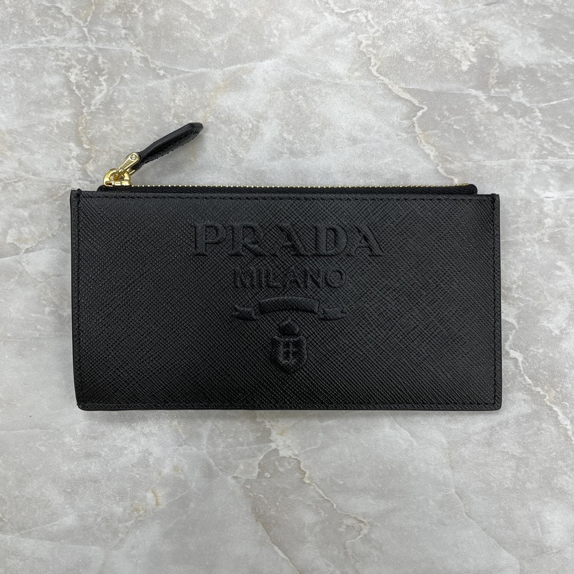 PRADA セール★ 1MC079 PRADA新作SAFFIANO トライアングルロゴ付き カードケース 1MC079