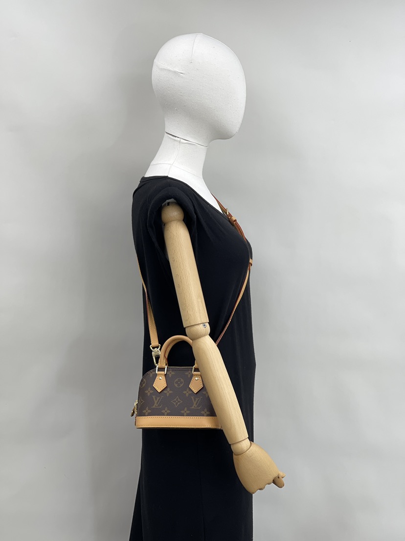 NEW LOUIS VUITTON BAGS NANO ALMA M82717 SHOULDER BAG