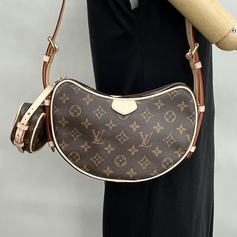 【ルイヴィトン・Louis Vuitton 】Croissant MM M46828 Louis Vuitton Monogram Canvas Croissant MM M46828
