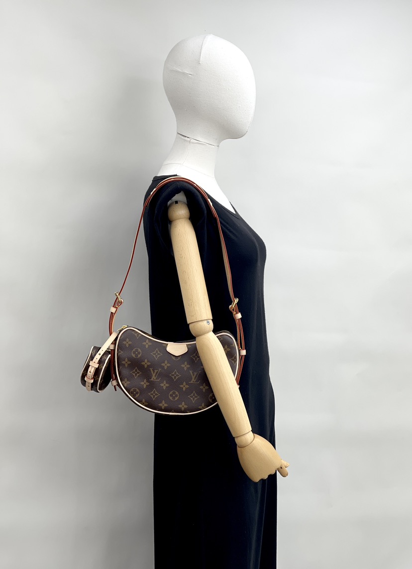 NEW LOUIS VUITTON BAGS CROISSANT MM M46828 SHOULDER BAG