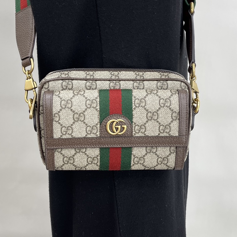 NEW GUCCI BAGS GG SUPREME 746308 96IWT 8745 SHOULDER BAG/CROSSBODY BAG