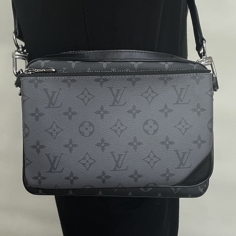 NEW LOUIS VUITTON HANDBAGS TRIO MESSENGER M69443 MESSENGER BAG MONOGRAM