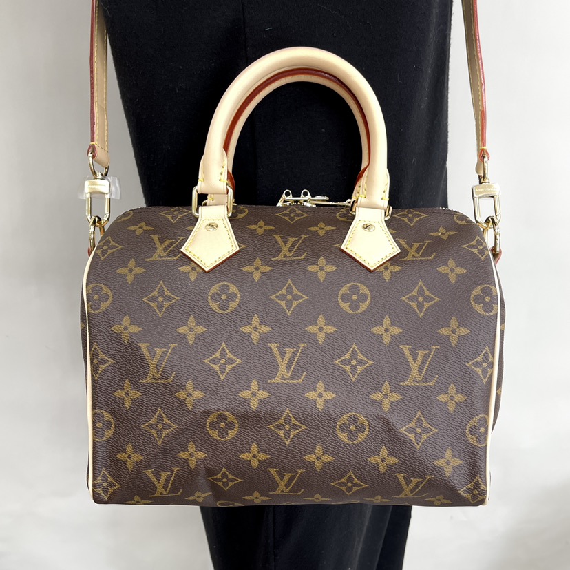 NEW LOUIS VUITTON BAGS SPEEDY BANDOULIÈRE 25 M46977 SHOULDER