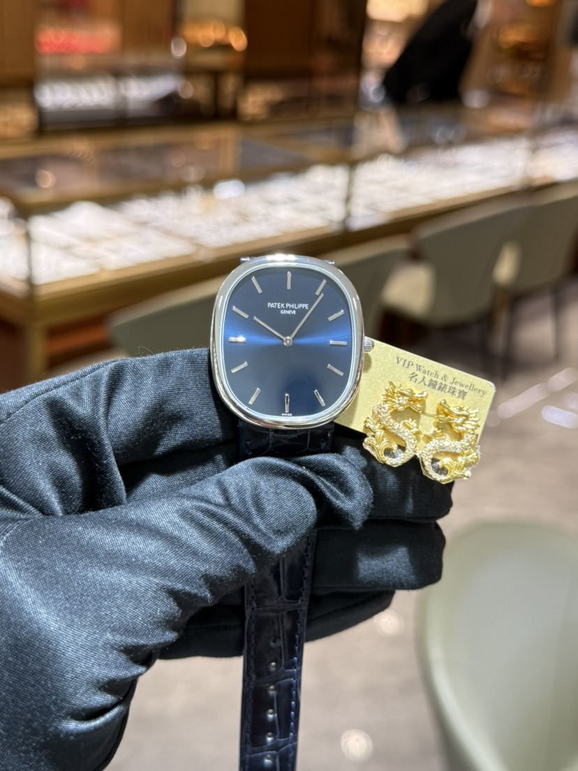 NEW PATEK PHILIPPE GOLDEN ELLIPSE 5738P-001