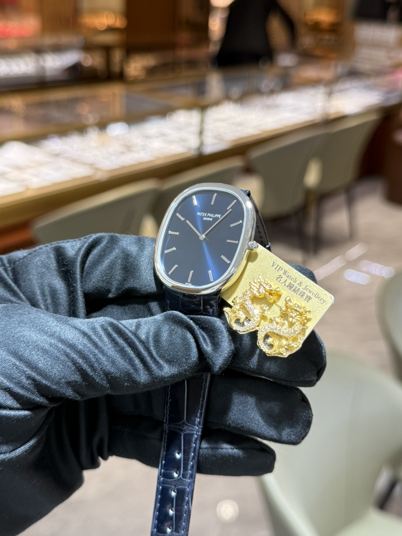 NEW PATEK PHILIPPE GOLDEN ELLIPSE 5738P-001