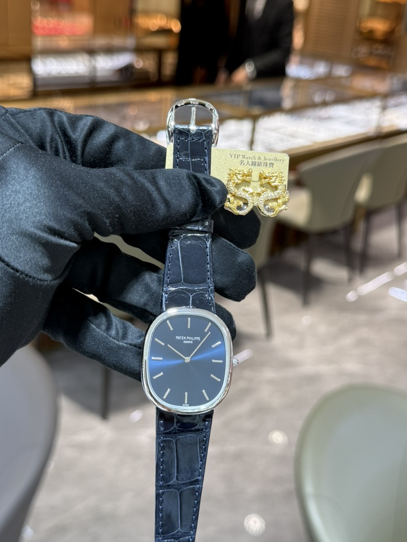 NEW PATEK PHILIPPE GOLDEN ELLIPSE 5738P-001