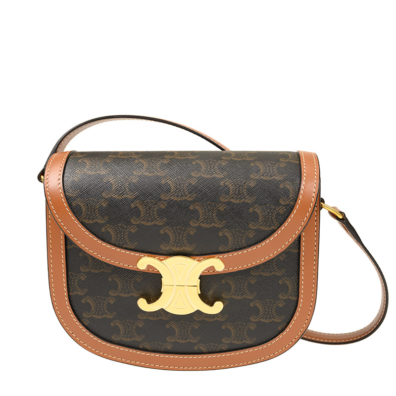 NEW CELINE BAGS TRIOMPHE 11096 2BZ4 04LU SHOULDER BAG/CROSSBODY BAG Celebrity standing